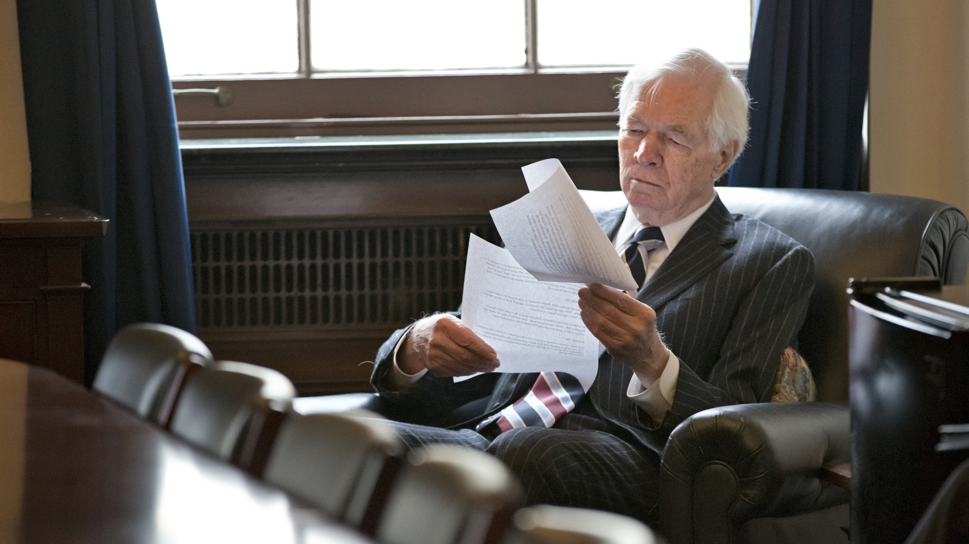 Sen. Thad Cochran, shown here in 2013, used seniority to steer billions of dollars to his home state of Mississippi.