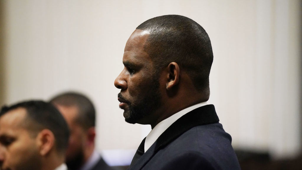 Singer R. Kelly, appearing at a court hearing in Chicago on May 7.