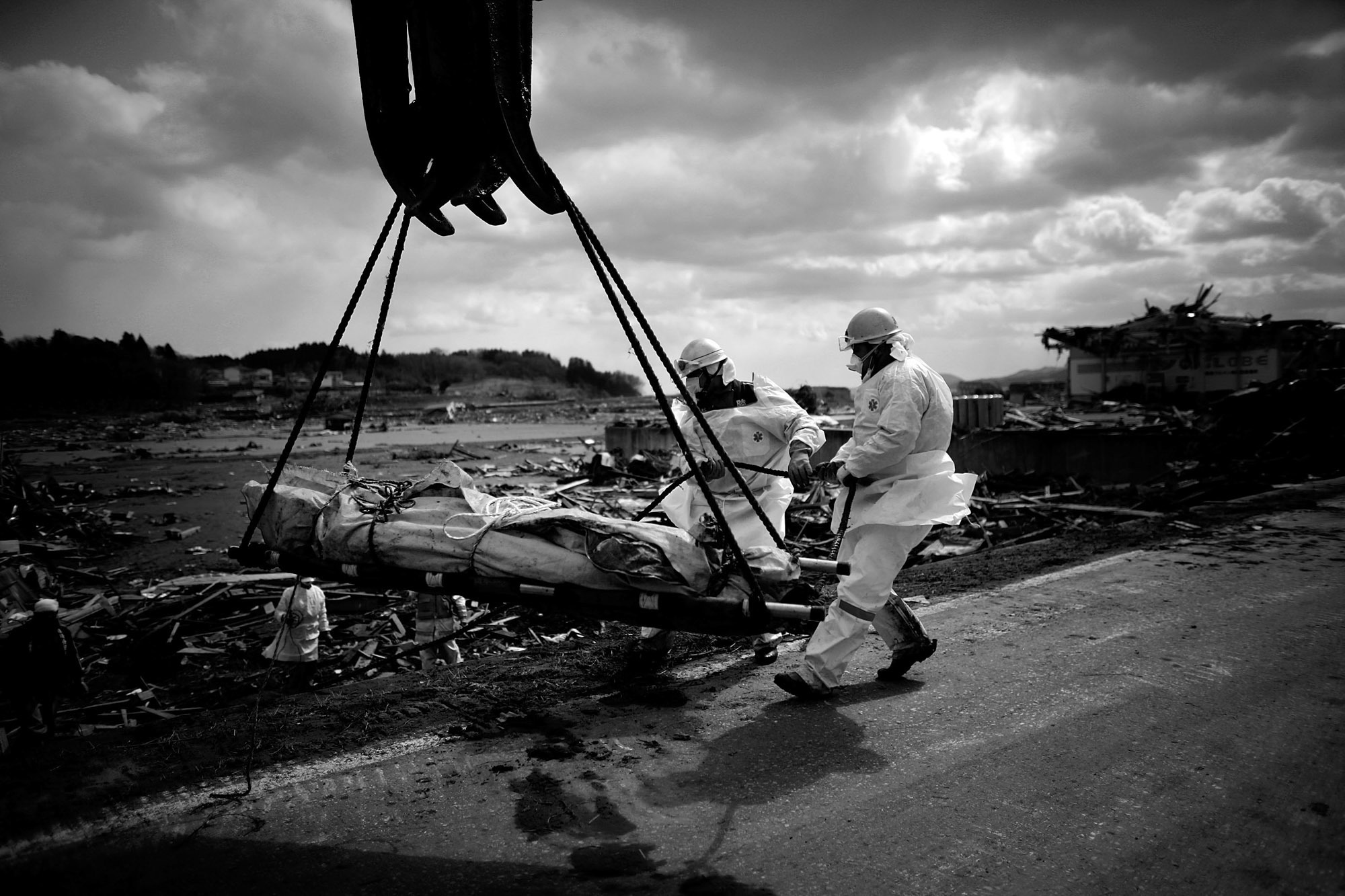 An Artist And A Warrior: Colleague Remembers Fallen NPR Photographer David Gilkey 16 The devastated region of Rikuzentakata, in Japan's Miyagi prefecture, after a tsunami ravaged the area.