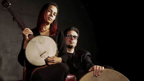 Rhiannon Giddens and Francesco Turrisi.
