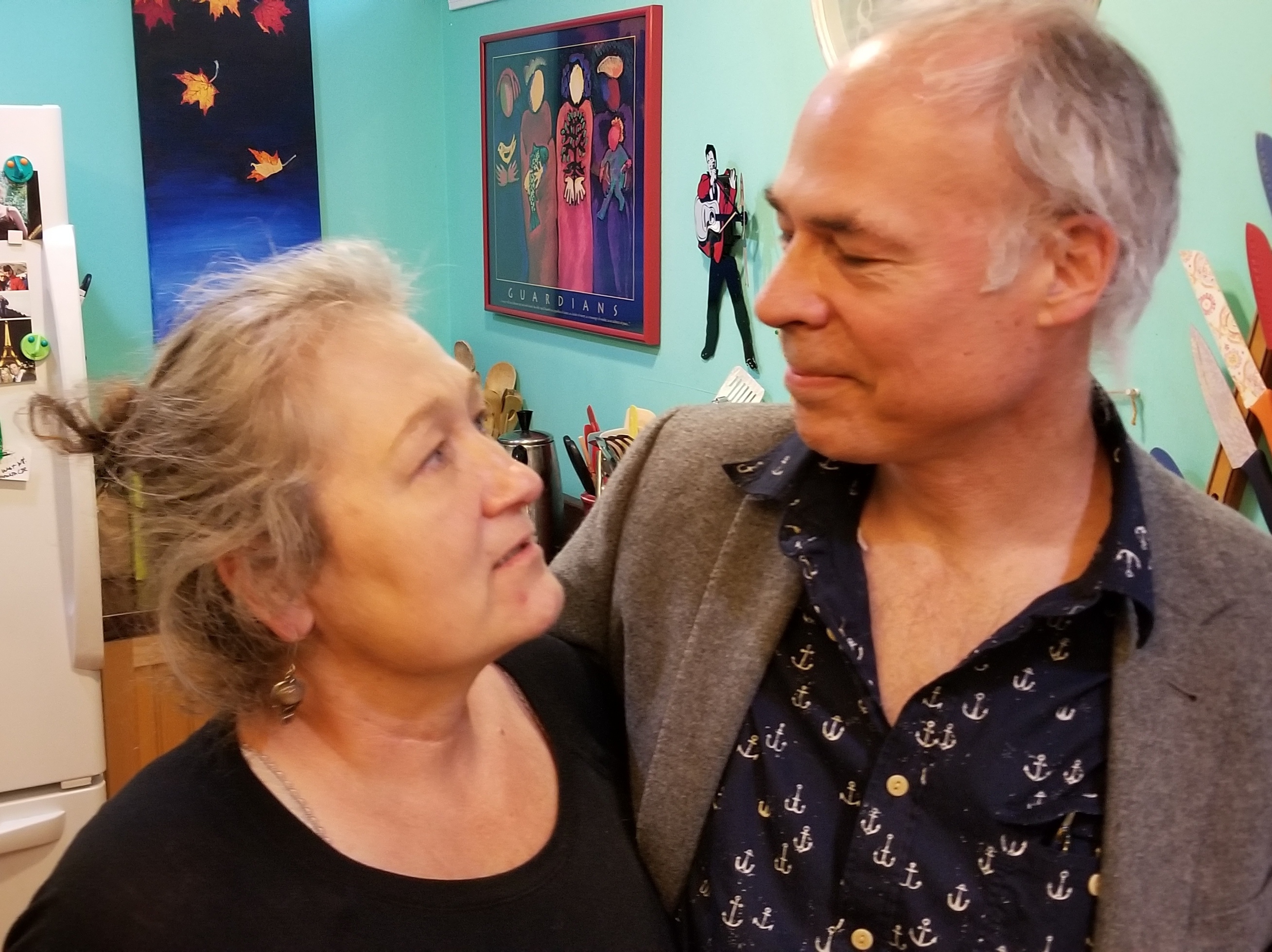 Bella and Will Doolittle started their podcast, the Alzheimer's Chronicles, after Bella was diagnosed with early-onset Alzheimer's two years ago. (NPR)