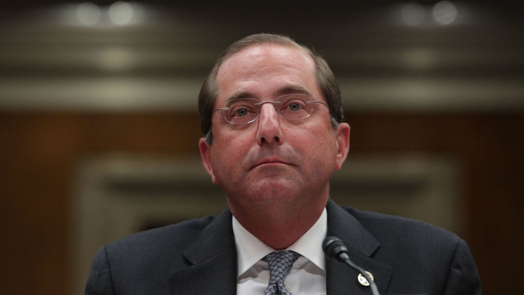 U.S. Health and Human Services Secretary Alex Azar testifies during a hearing before the Labor, Health and Human Services, Education and Related Agencies Subcommittee of Senate Appropriations Committee.