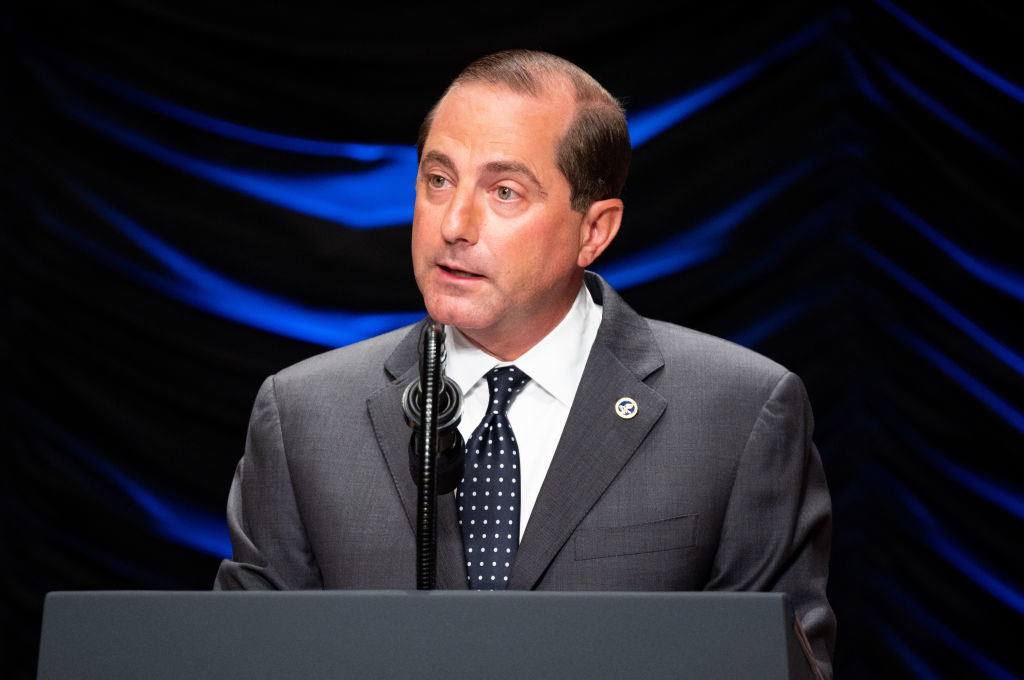 Secretary of Health and Human Services Alex Azar announced his agency is dropping a proposal intended to lower drug prices. (SOPA Images/LightRocket via Getty Images)