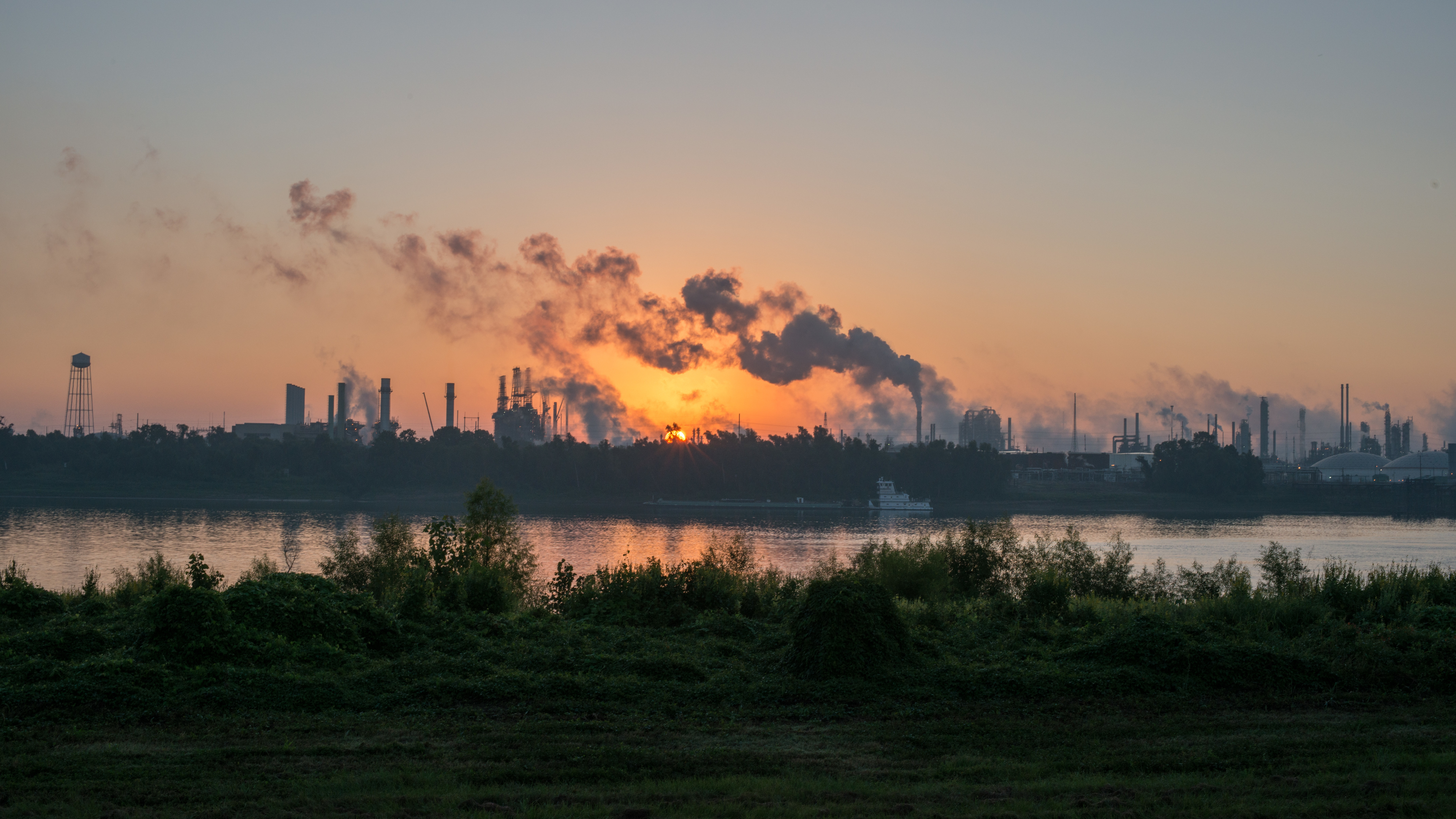 A stretch of the Mississippi River from New Orleans to Baton Rouge, La., that is crowded with chemical plants has been called "Cancer Alley" because of the health problems there.