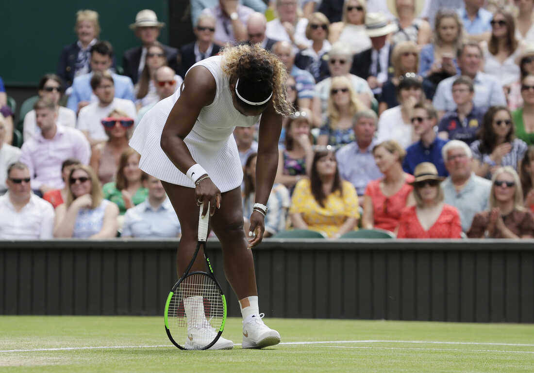 Serena Williams Falls To Simona Halep At Wimbledon : NPR