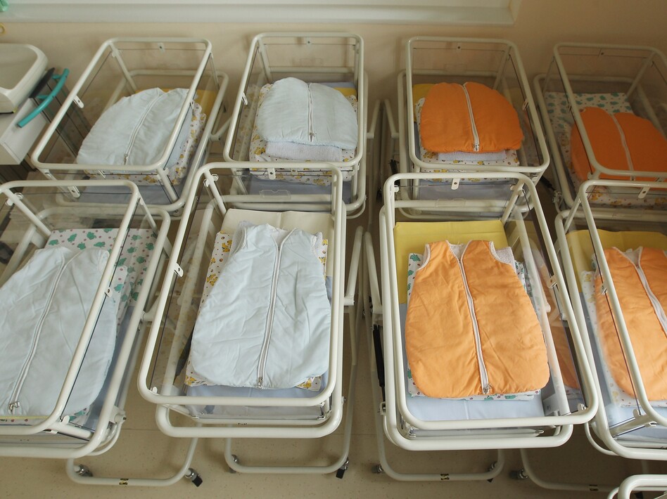 Empty baby beds stand in the maternity ward of a hospital (a spokesperson for the hospital asked that the hospital not be named). Six days after Farai Chideya took her adopted newborn child home from a hospital, she was forced to give him back to his birth mother.