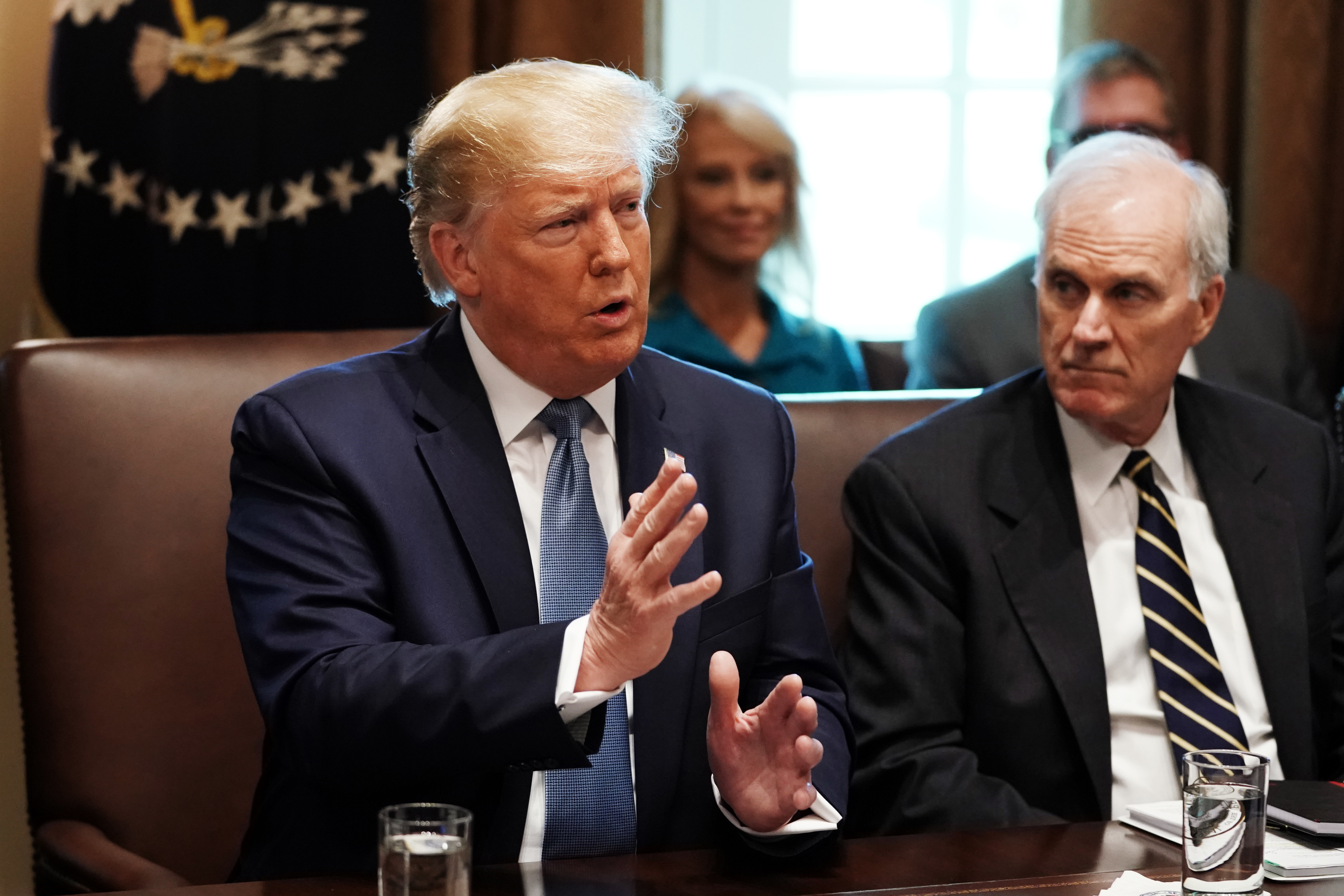 President Trump described the immigration plan presented at a Cabinet meeting on Tuesday as &quot;the best of everything.&quot; (Getty Images)