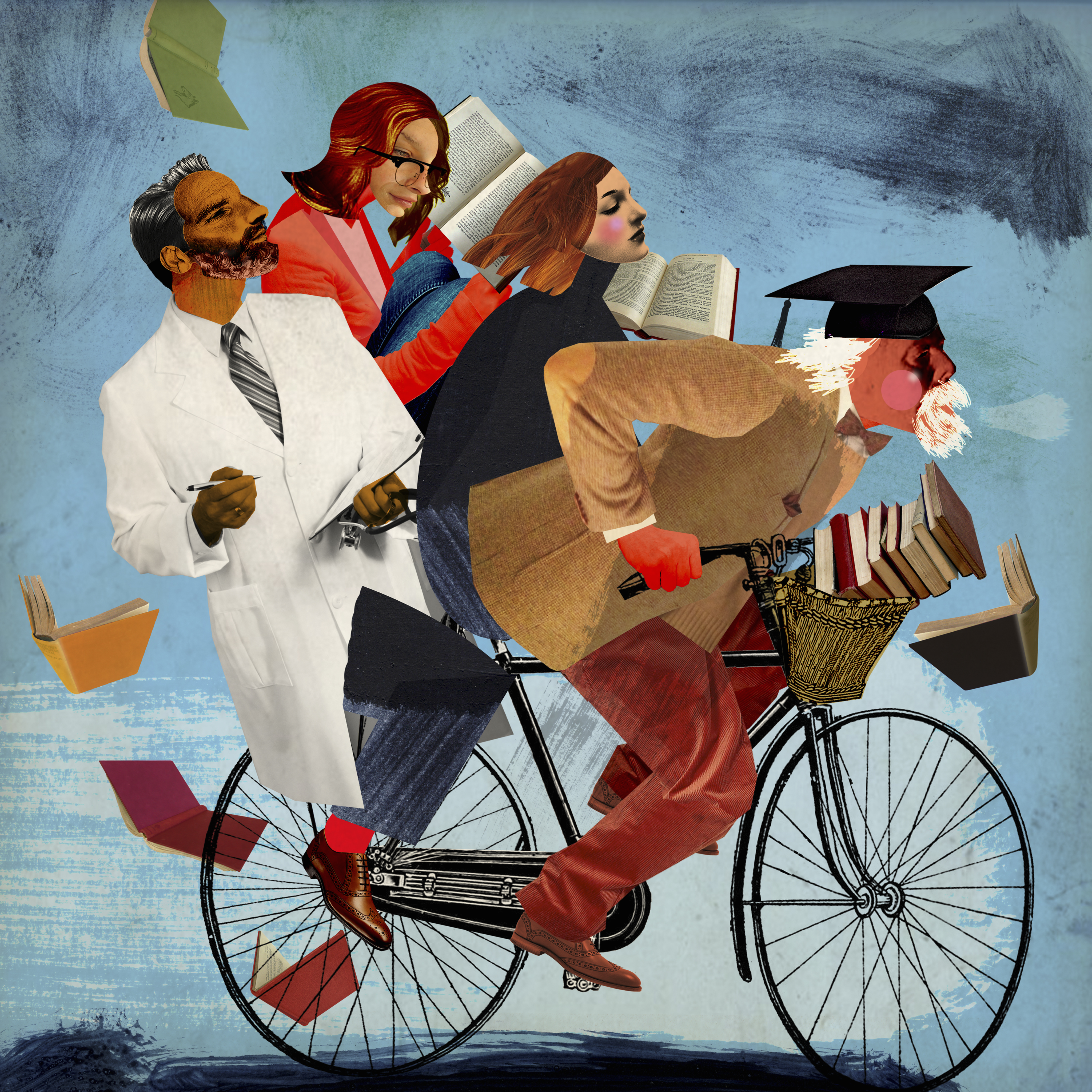 Individuals from all walks of life join together at Silent Book Clubs around the world to socialize, meet new people and trade book recommendations. When the bell rings, it's reading time, and people can read whatever they like, as long as it's in silence. (Getty Images/Ikon Images)