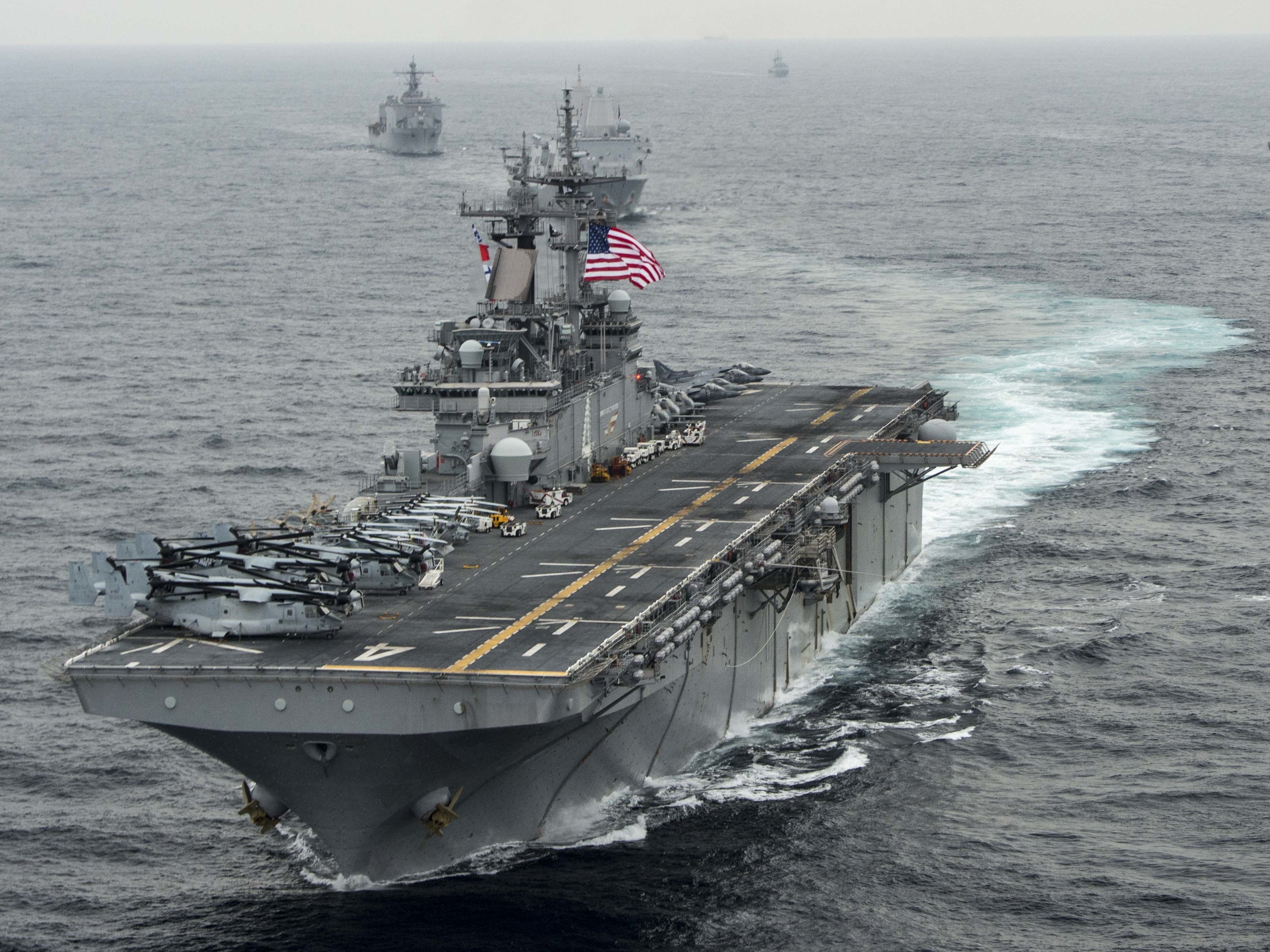 U.S. Ship Destroyed Iranian Drone Over Strait Of Hormuz, Trump Says