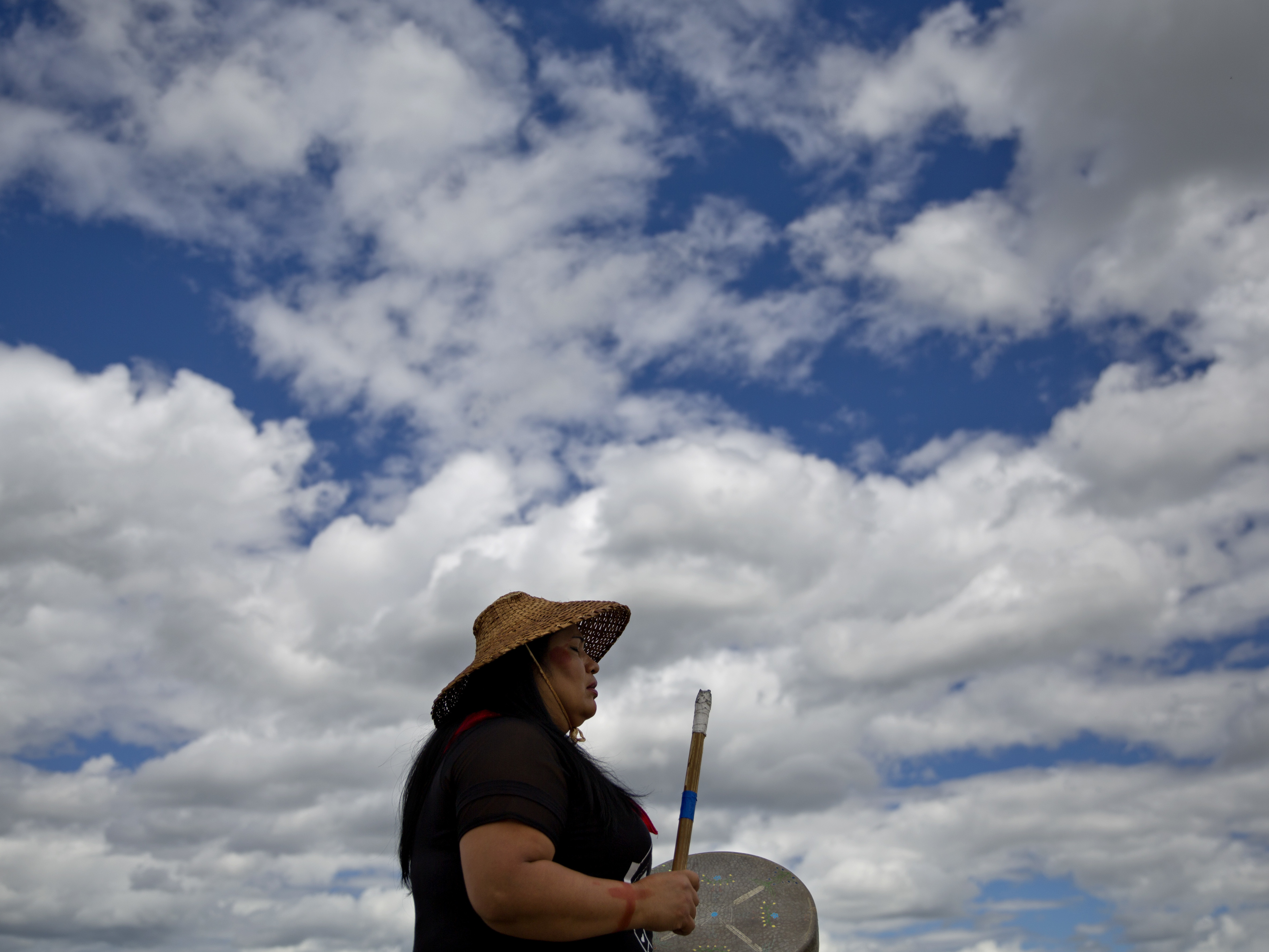 Roxanne White, whose aunt was murdered in 1996, sings and drums a women's warrior and honor song created for missing and murdered indigenous women, before joining a search in Browning, Mont., for Ashley HeavyRunner Loring, who disappeared from the Blackfeet Indian Reservation. Montana is one of seven states to create a task force to address violence against indigenous women.