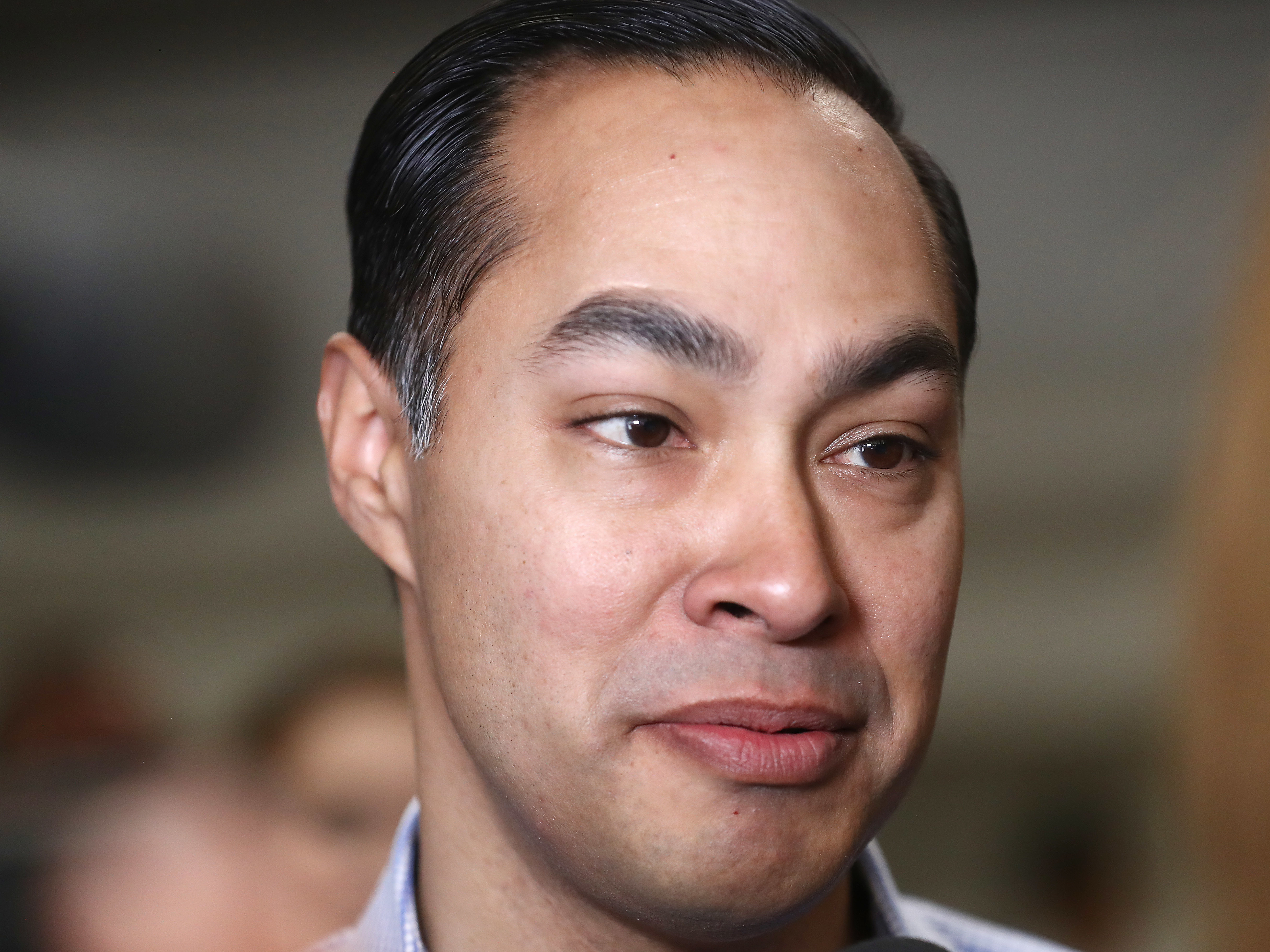 Democratic presidential candidate Julián Castro says his party can't ignore racist statements from President Trump, but needs to offer their own positive vision of a multicultural America to draw out a big coalition to vote in 2020. (Getty Images)
