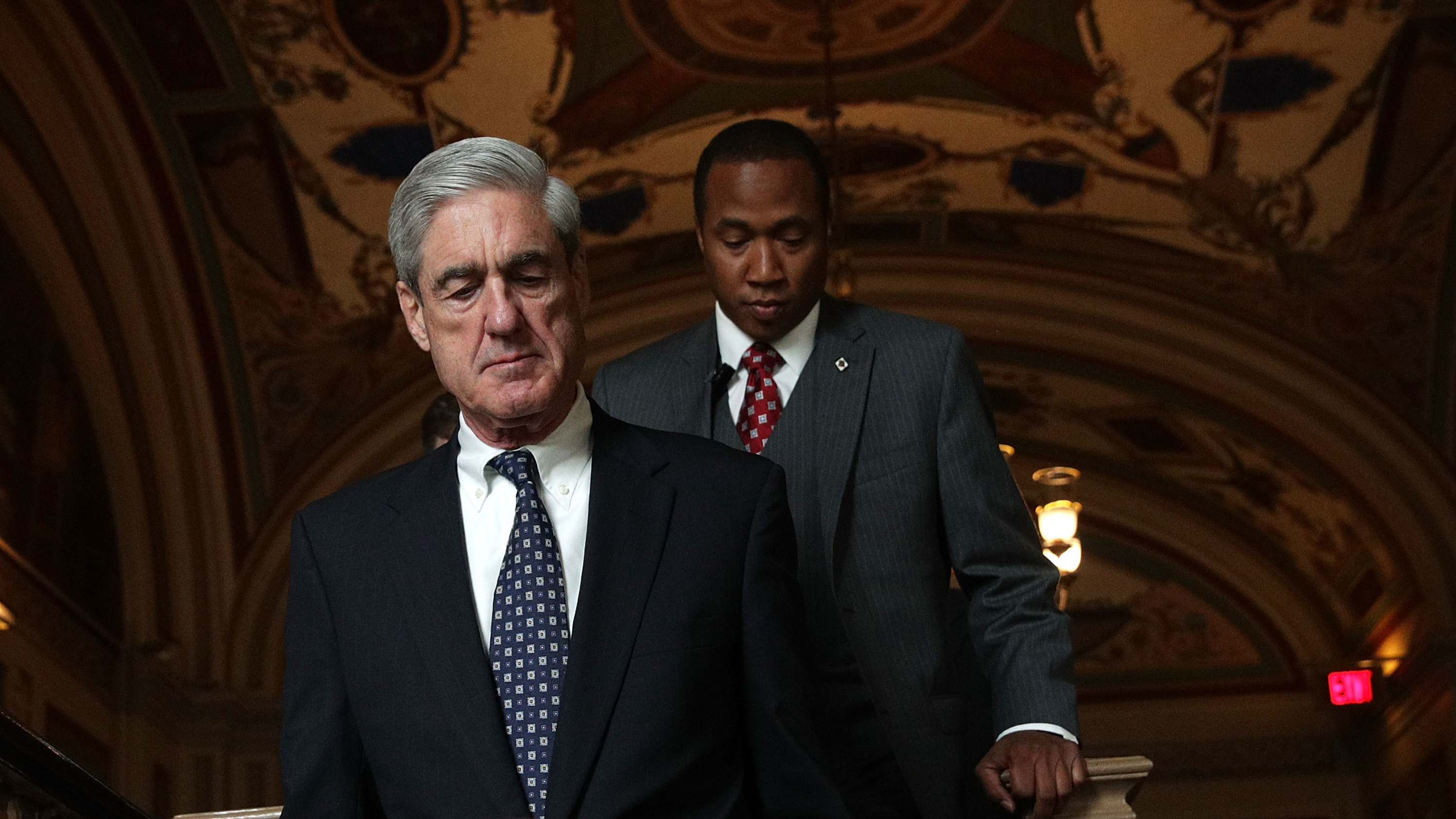 Special counsel Robert Mueller arrives at the U.S. Capitol for closed meeting with lawmakers in June 2017. Mueller is back on Wednesday to testify before two House committees about his findings on election interference in 2016. (Getty Images)