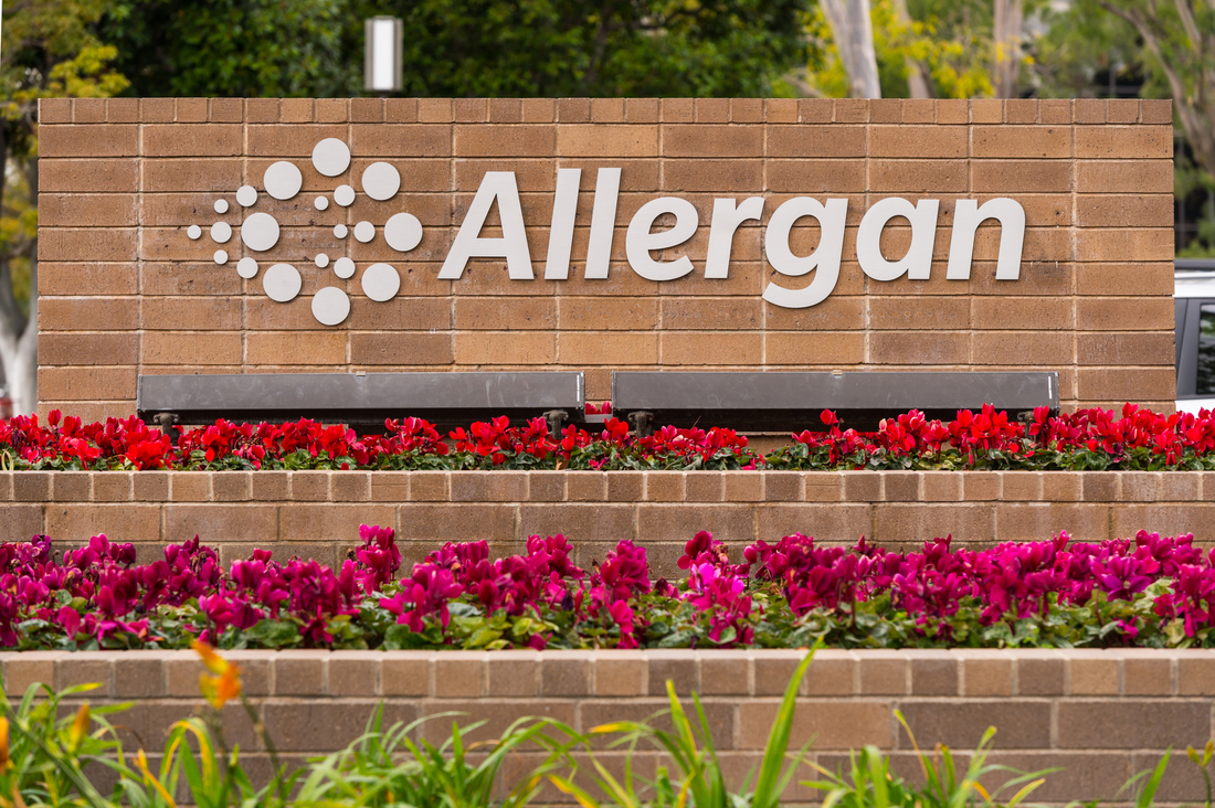 Allergan said Wednesday that its "Biocell saline-filled and silicone-filled textured breast implants and tissue expanders will no longer be distributed or sold in any market where they are currently available."