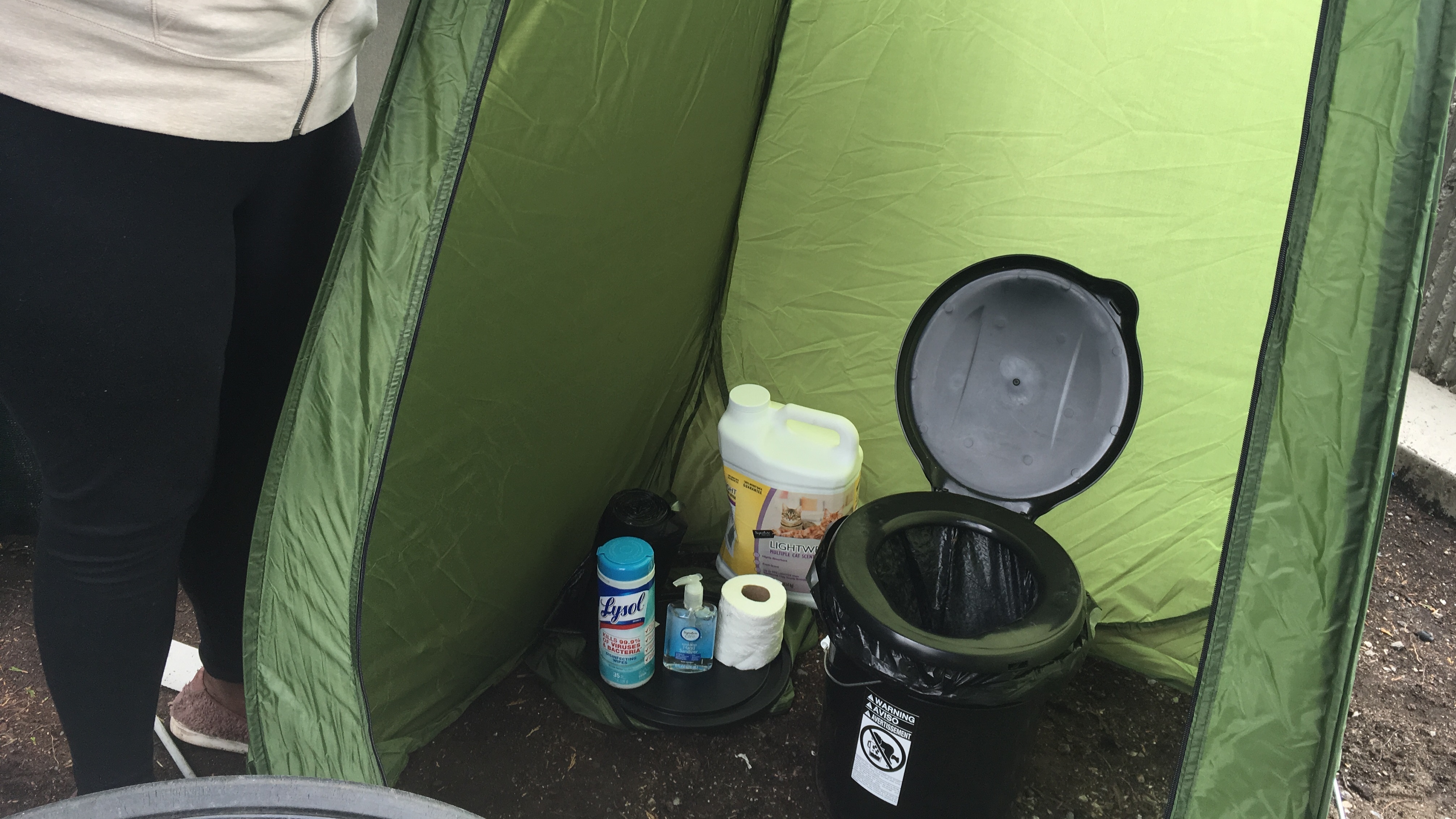 Seattle Man's Toilet Kit For The Homeless Brings Privacy, Opens Doors NPR