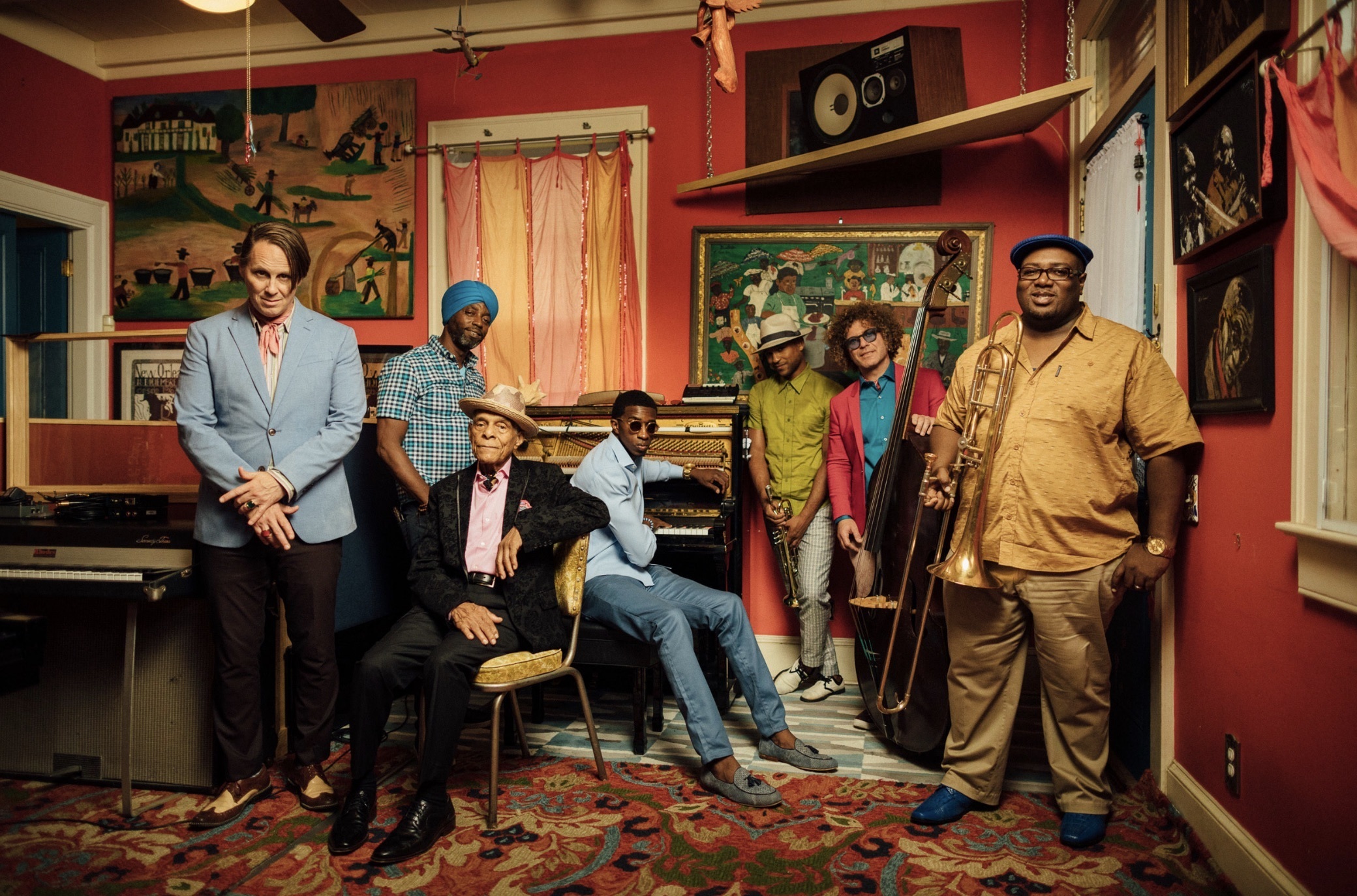The venerable Preservation Hall Jazz Band makes a trip to Cuba and the results are funky <em>sabroso. </em> (Courtesy of the Artist)