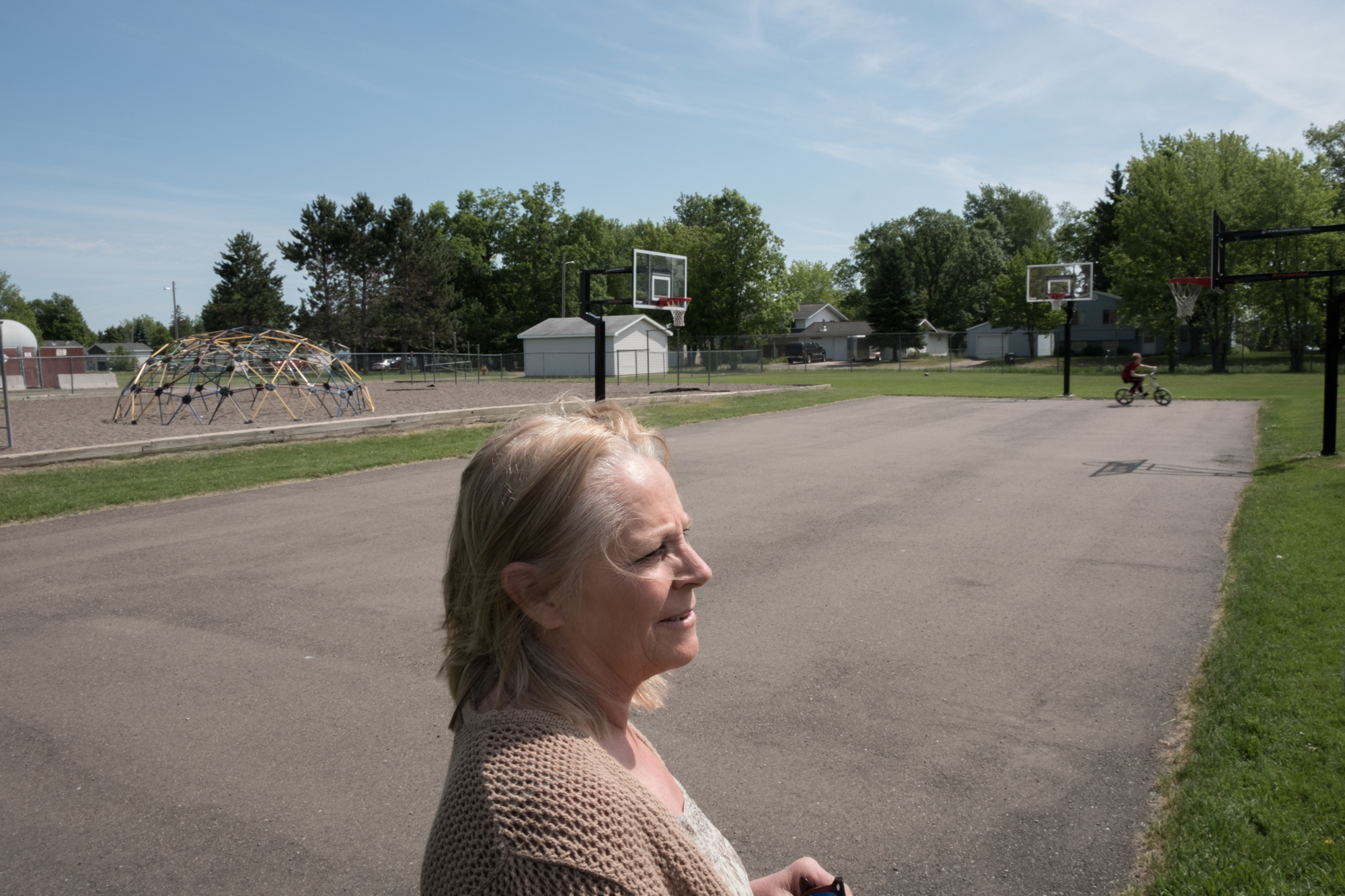 Cheryl Meld, who grew up in the town adjacent to McGregor and now runs the Kids Plus and the AGE to age program, says that as local businesses closed, families had to work harder to make ends meet.