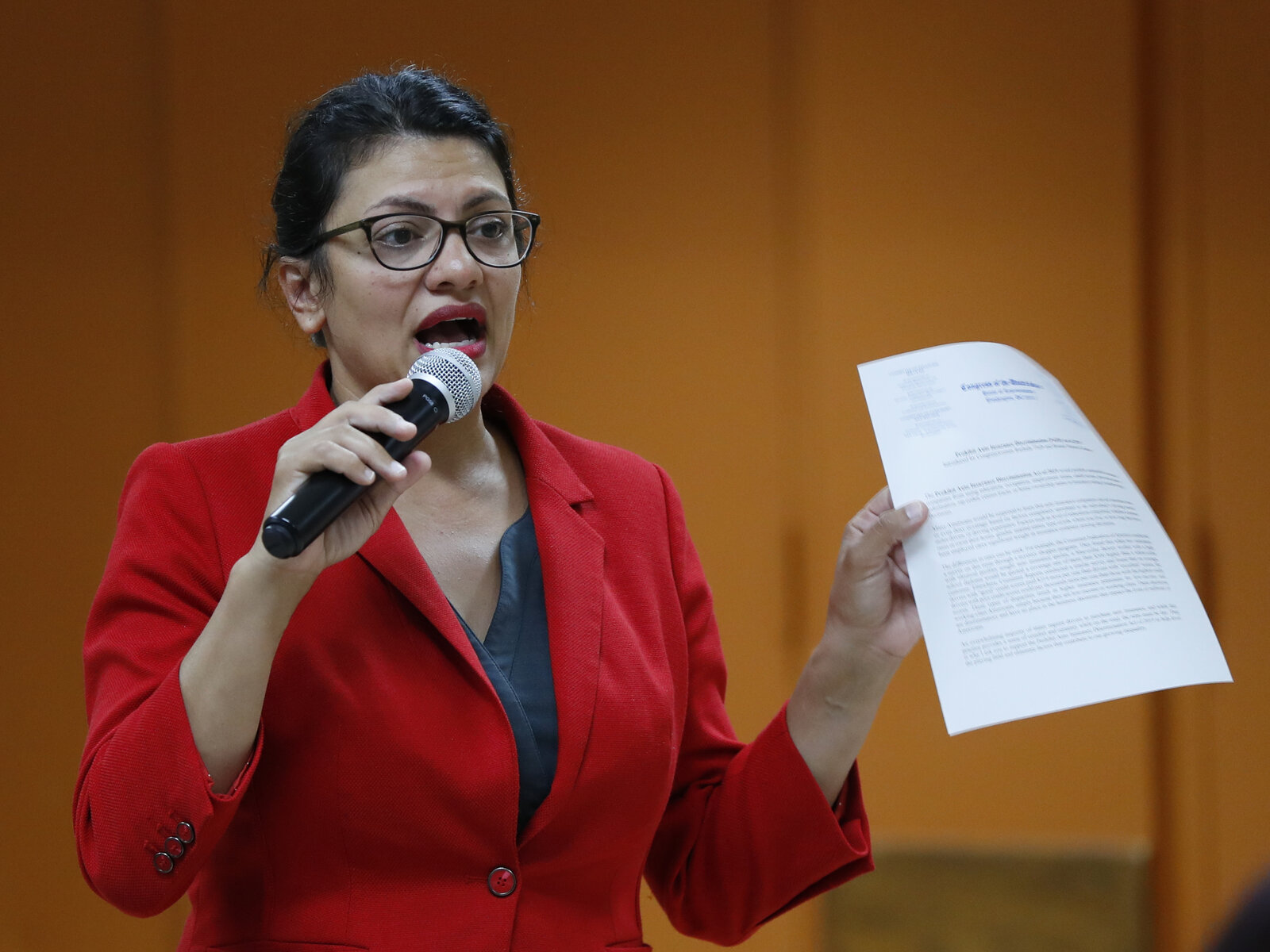 Rashida Tlaib cancesl trip