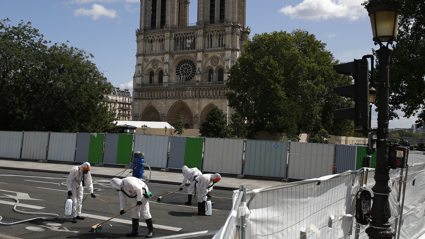 Notre Dame Repair Crews Are Back To Work, But Paris' Lead Concerns Remain