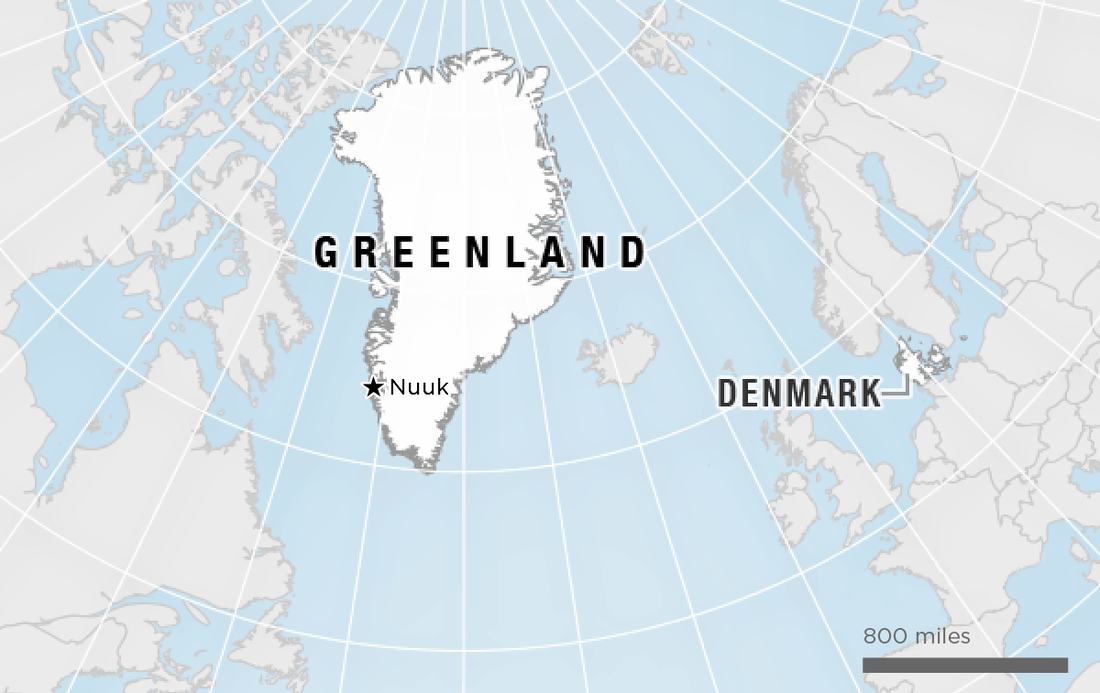 Map of Greenland