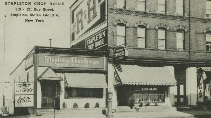 Chophouses, like this one in Staten Island, N.Y., were meat and potatoes restaurants that catered to middle-class businessmen.