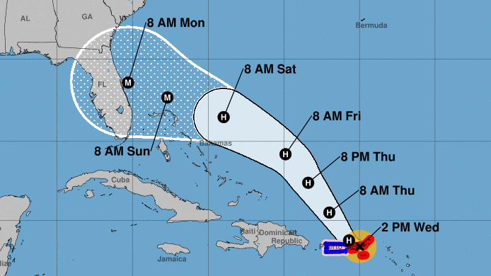 Florida governor declares state of emergency as Hurricane Dorian moves north