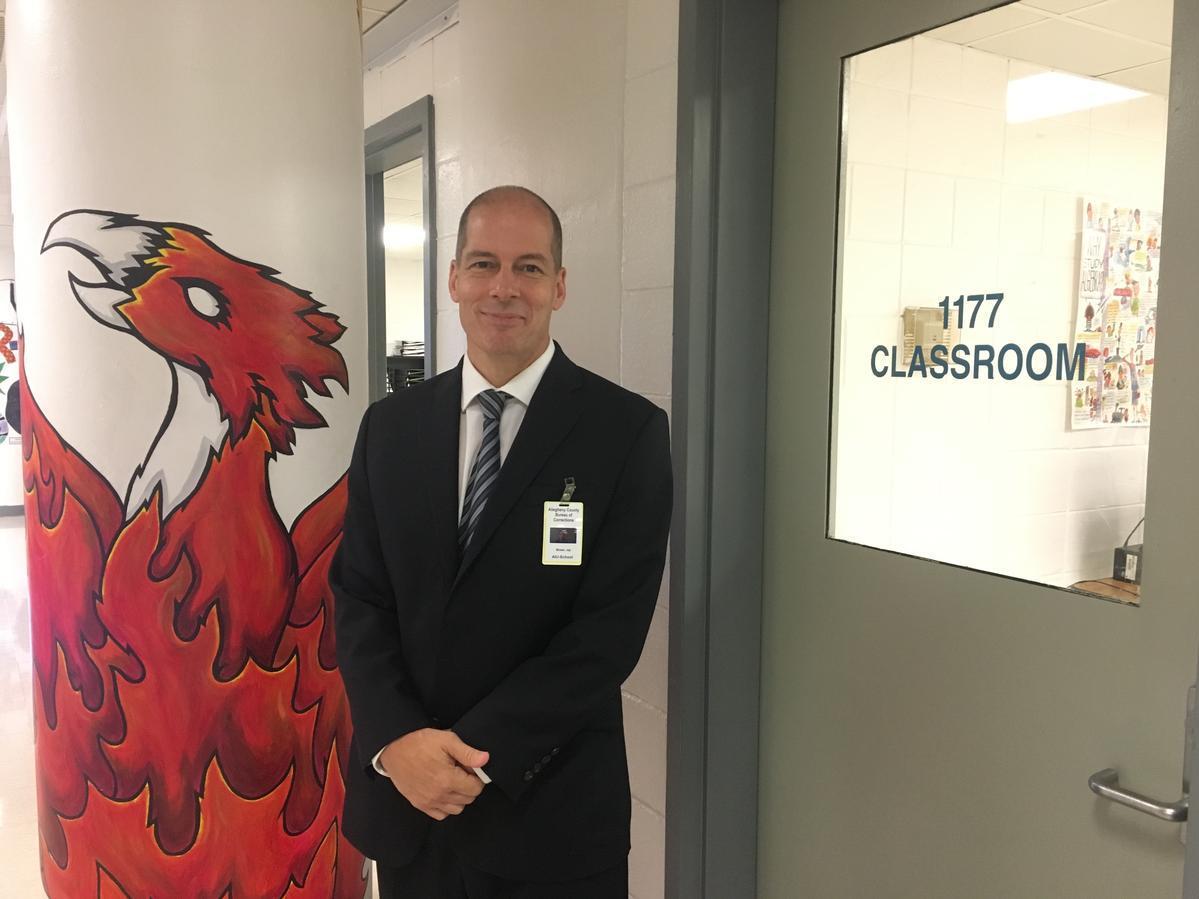 Jay Moser has been principal at the Allegheny County Jail's Academic Institute, a high school for juveniles charged as adults, for six years. Moser acknowledged that his students arrive with more baggage than one might find in other classrooms.