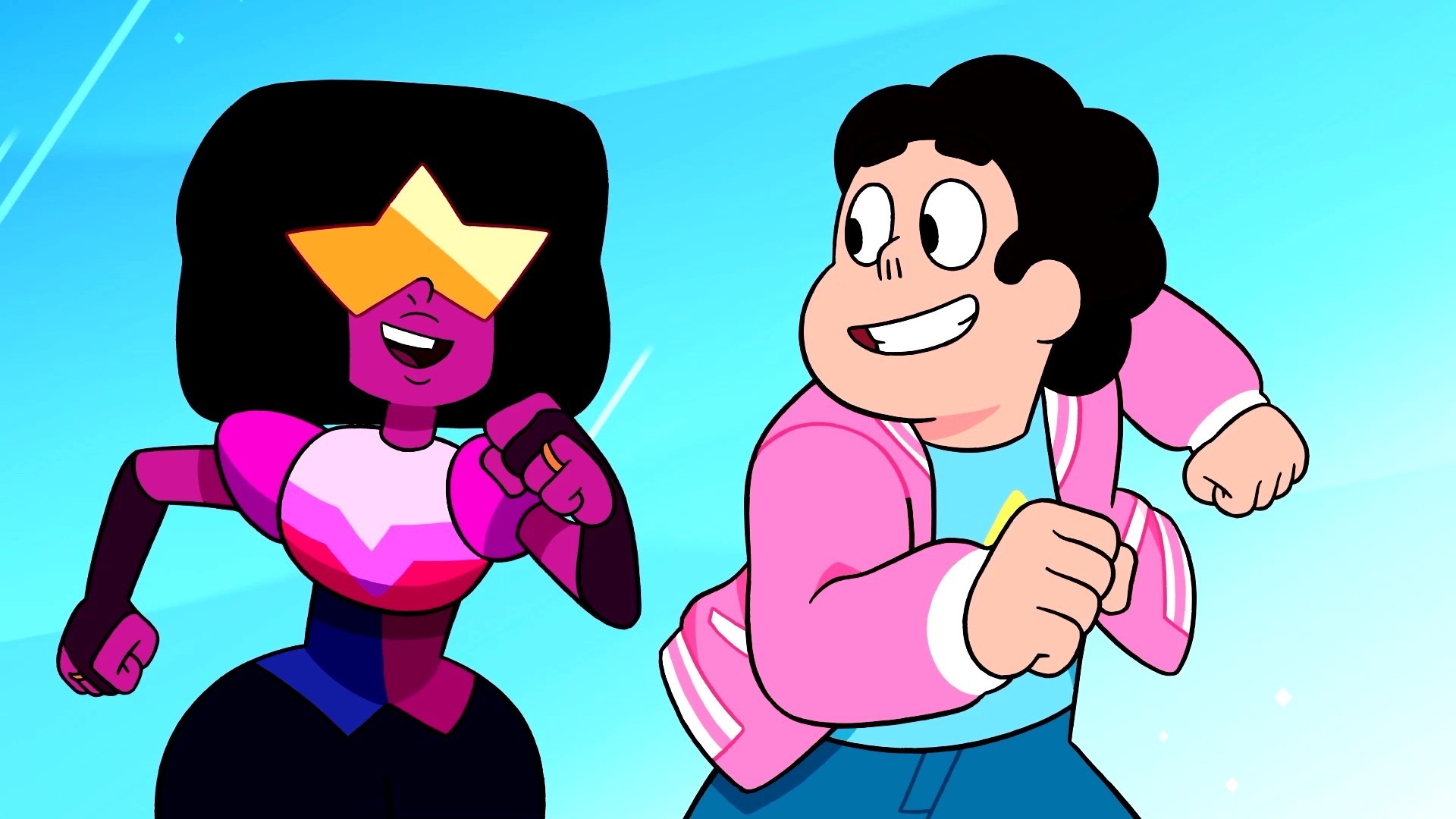 Garnet (Estelle) and Steven Universe (Zach Callison) return for <em>Steven Universe: The Movie</em>. (Cartoon Network)