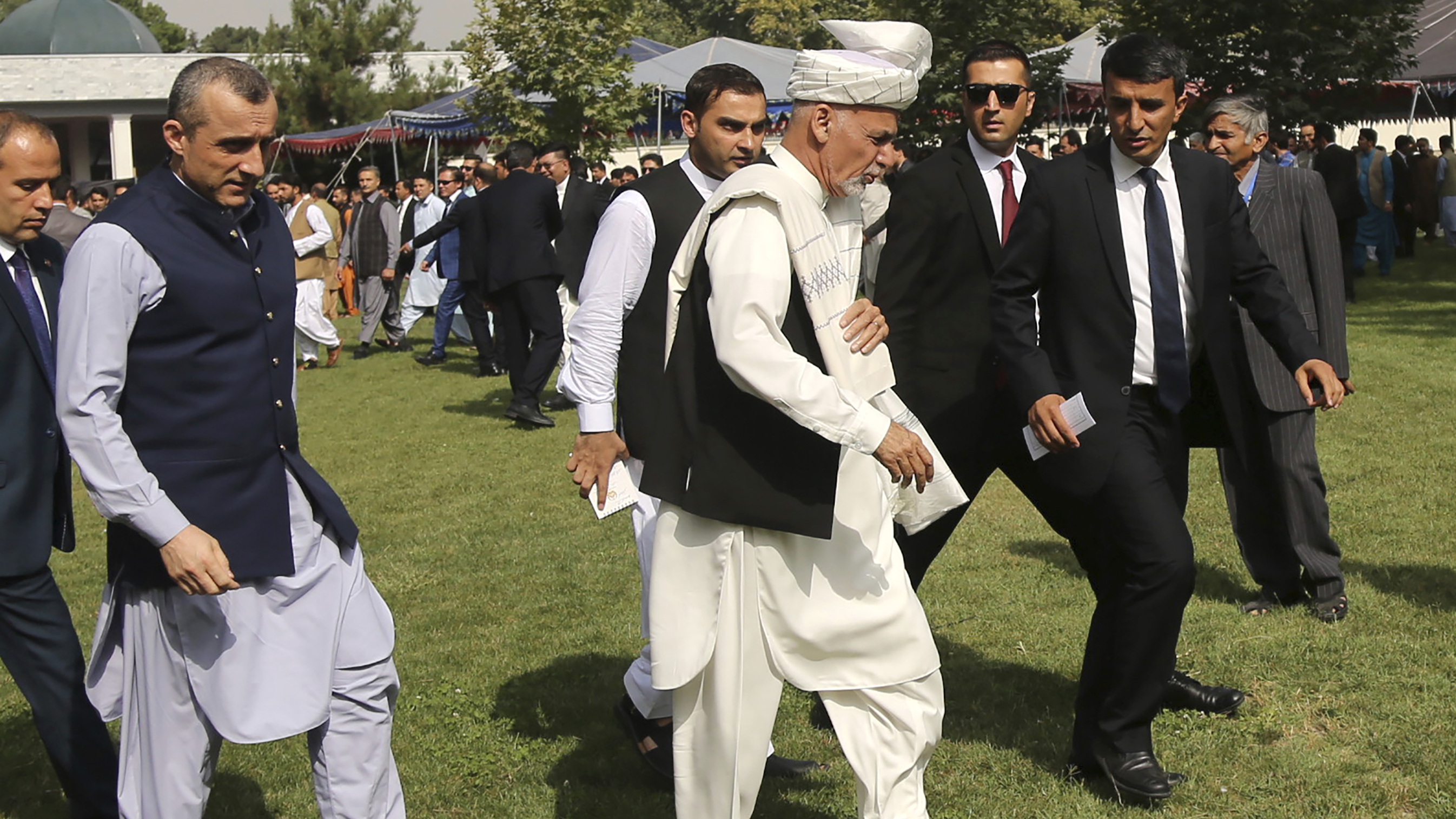 At Camp David Trump Sought Mantle Of History Afghanistan Is Different Npr