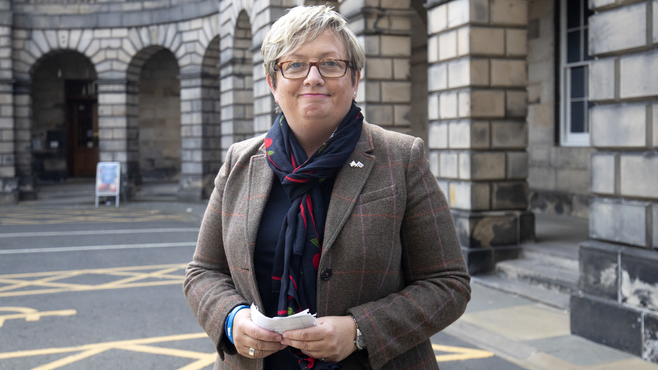 Member of Parliament Joanna Cherry and dozens of allies won a decision from Scotland's Court of Session, which ruled that Prime Minister Boris Johnson's suspension of Parliament is illegal. Cherry is seen here outside the court last month. (Jane Barlow/PA Images via Getty Images)