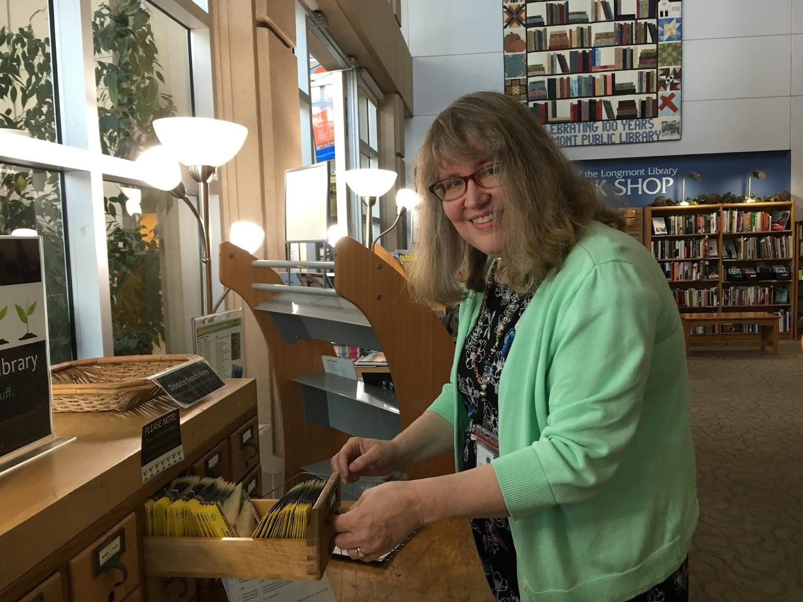 Longmont, Colo., library director Nancy Kerr says libraries are always looking at new opportunities to connect people with information. (Mountain West News Bureau)