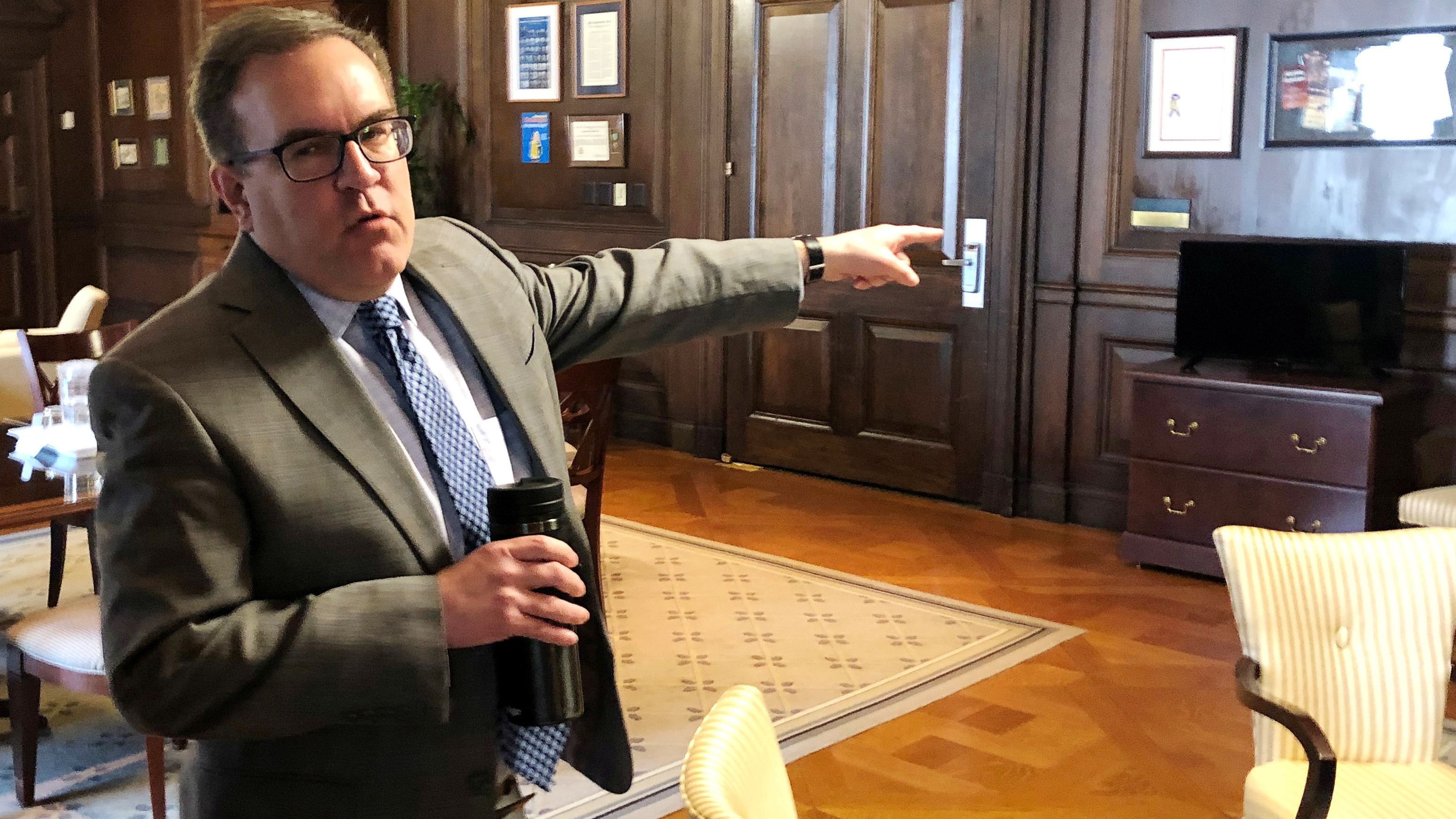 EPA Administrator Andrew Wheeler says the repeal of Obama-era water rules will end an overreach by the federal government. (Reuters)