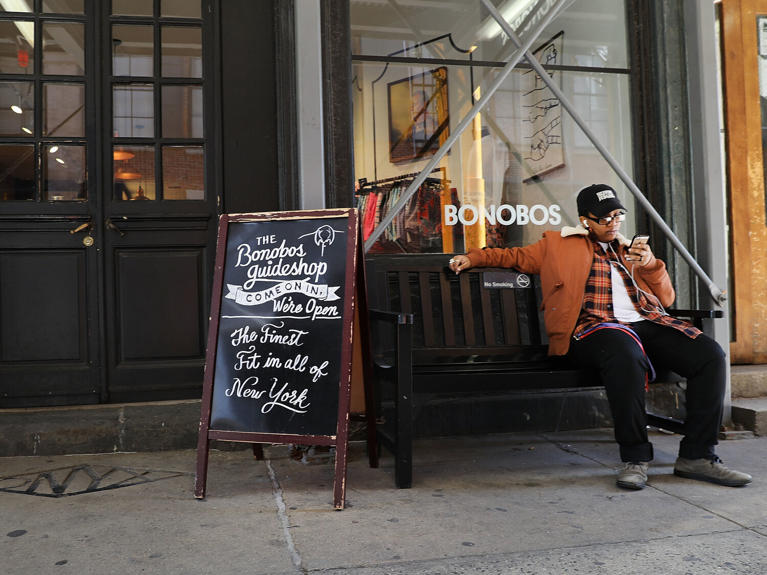 NEW YORK, NY - APRIL 18: A Bonobos "guideshop" stands in lower Manhattan on April 18, 2017 in New York City. (Photo by Spencer Platt/Getty Images)