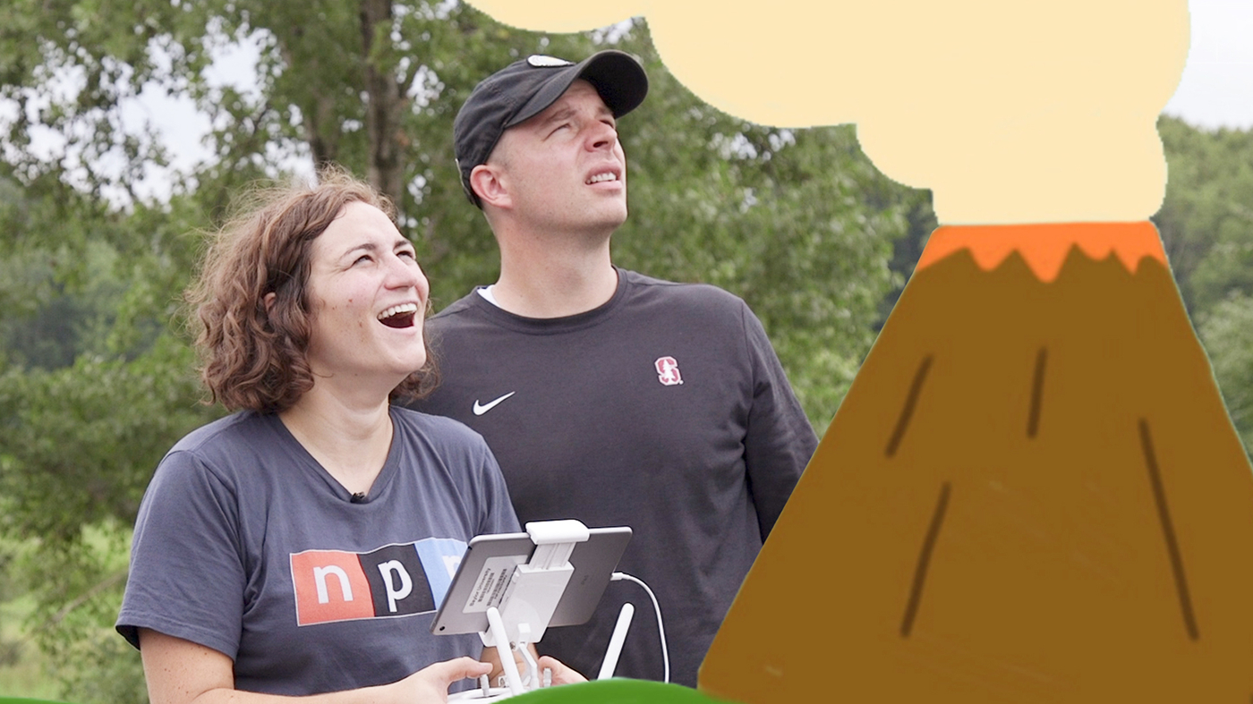 WATCH To Safely Study Volcanoes, Scientists Bring The Blast To Them NPR