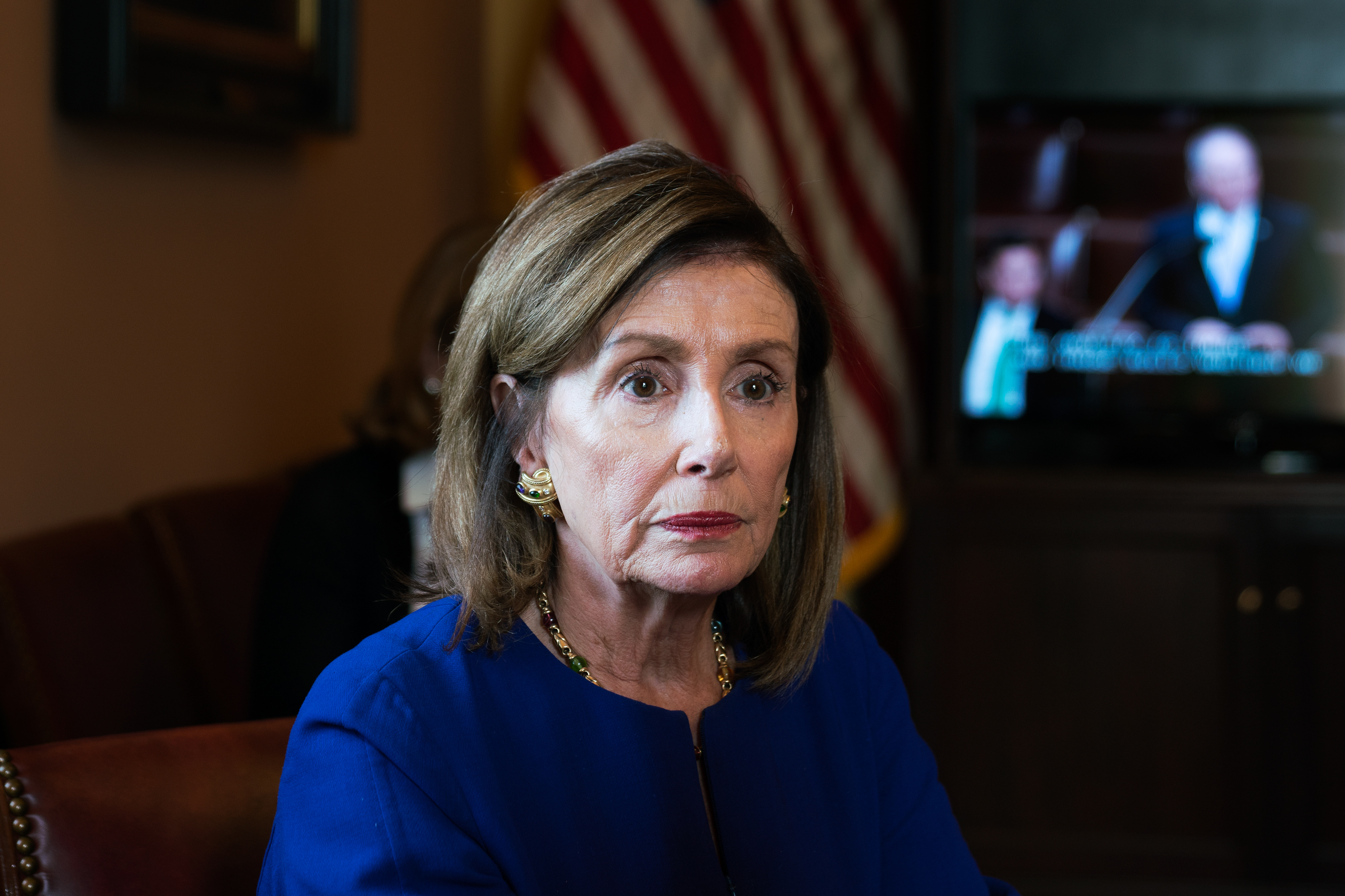 House Speaker Nancy Pelosi suggested a new law is needed to be able to indict a sitting president for potential lawbreaking while in office. (NPR)