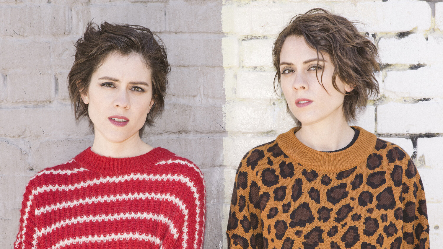 Identical twins Sara (left) and Tegan Quin began making music together as teenagers