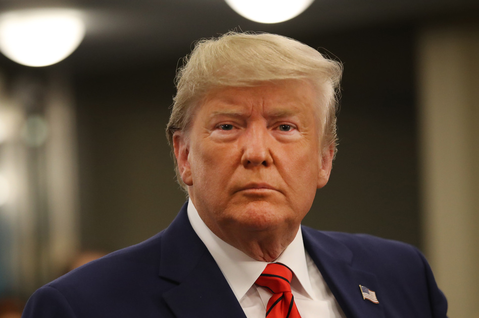President Trump tweeted on Tuesday that he will unveil the unredacted text of his much-discussed July phone conversation with Ukraine's leader. Above, Trump speaks to the media at the United Nations General Assembly on Tuesday in New York City. (Spencer Platt/Getty Images)