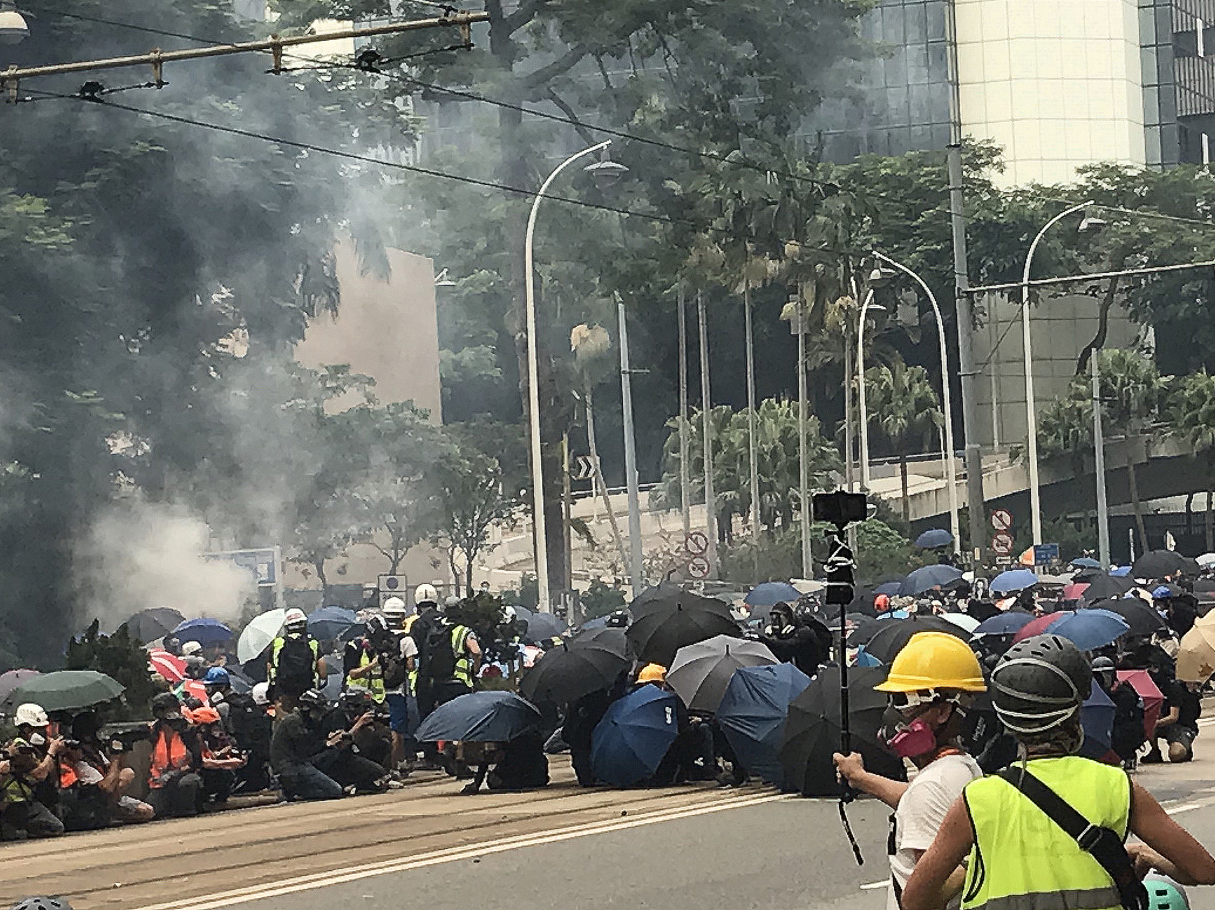 Hong Kong Protests Chaotic Scenes Unfold In Streets Ahead Of China's