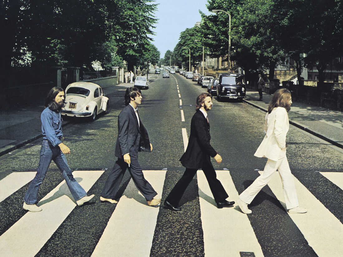 The iconic cover art for Abbey Road