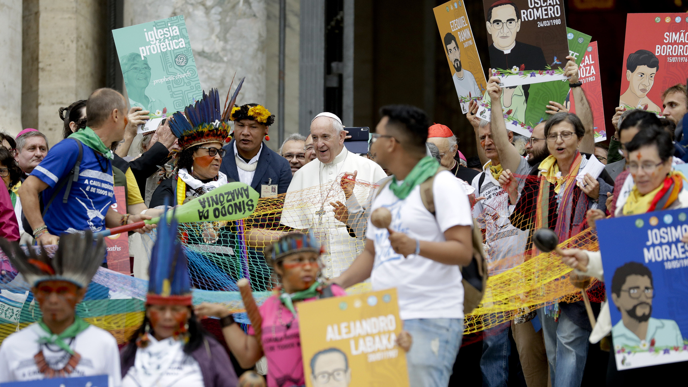 Pope Opens Amazon Synod Amid Controversy Over Proposal To Allow Married Priests - NPR