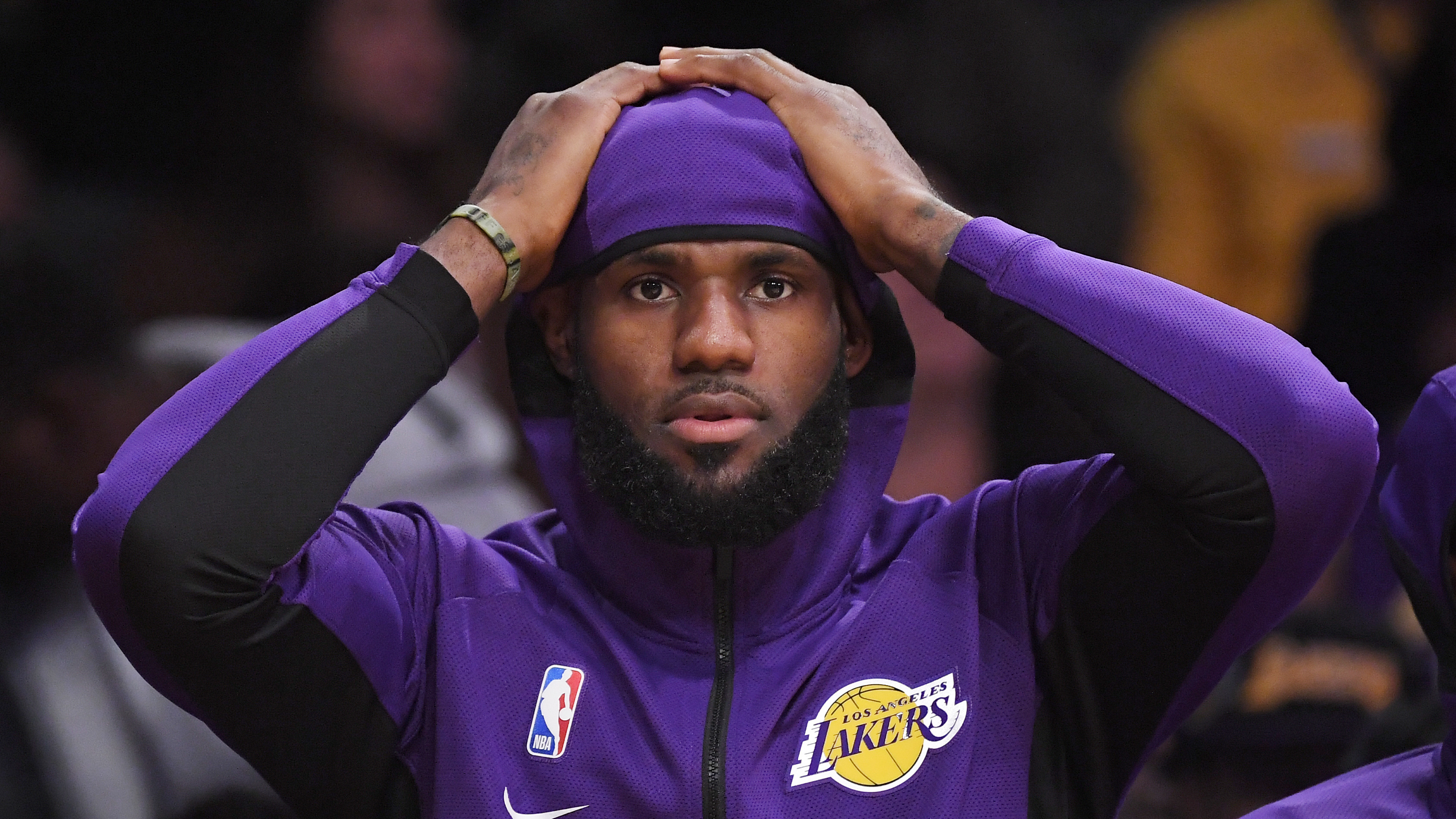 Los Angeles Lakers forward LeBron James, shown here during a game on Monday, has weighed in about comments made by Houston Rockets general manager Daryl Morey.