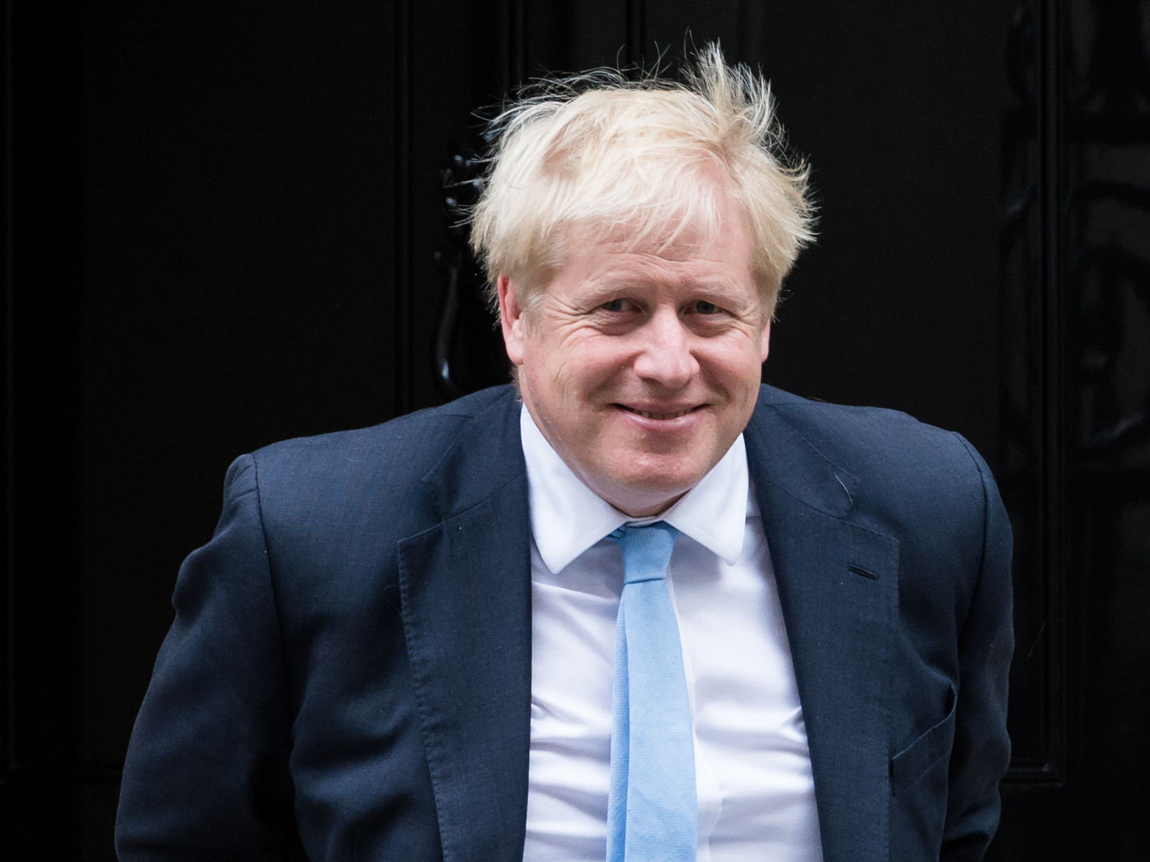 British Prime Minister Boris Johnson at 10 Downing Street in London on Tuesday.