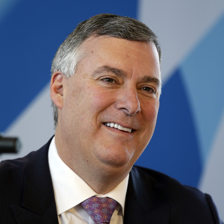 Boeing says it is replacing Kevin McAllister (shown in 2017) as the head of its commercial airplanes unit, as repercussions continue from two 737 Max crashes that killed hundreds of people. (Elaine Thompson/AP)
