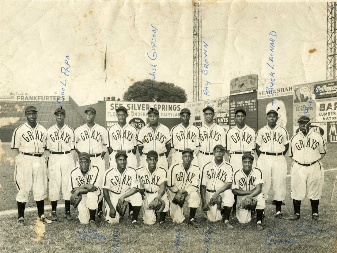 Josh Gibson Homestead Gray's Baseball Jersey, S