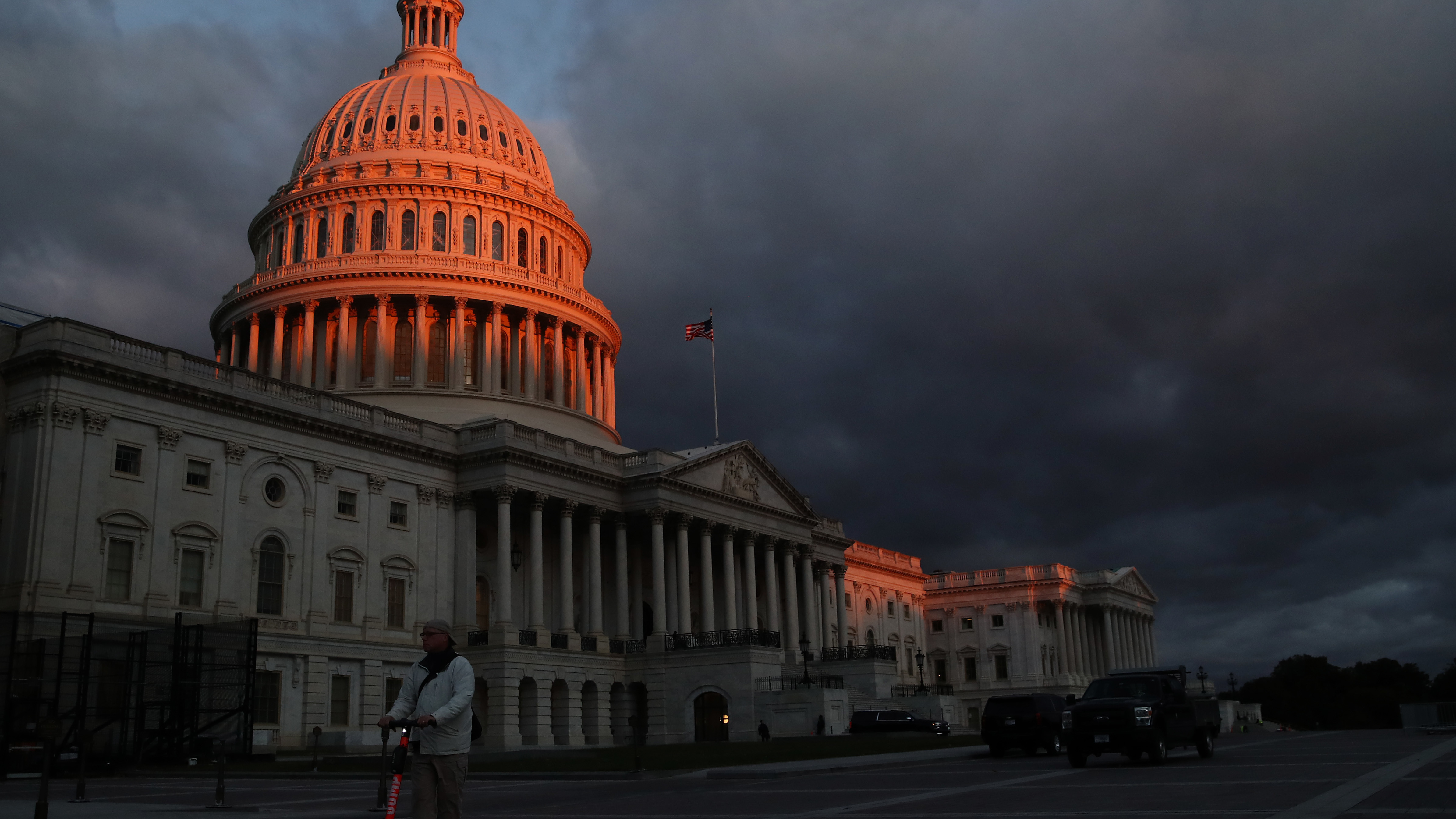 The early morning light hits the U.S. Capitol Building on Oct. 17.