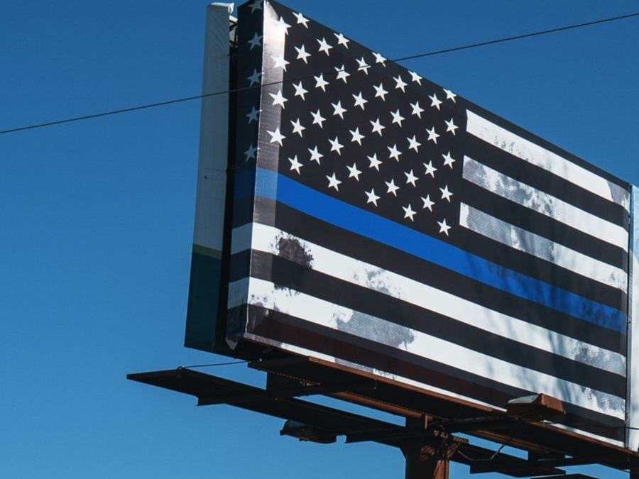 American Flag by Fly-a-Flag, Designed to attach to Palestine