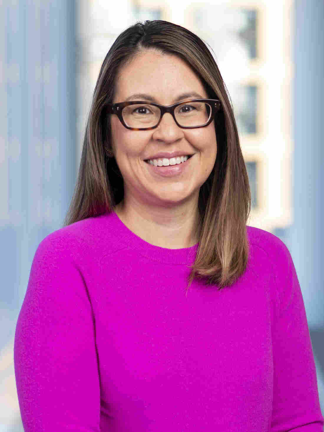 Claudia Grisales, photographed for NPR, 13 November 2019, in Washington DC.