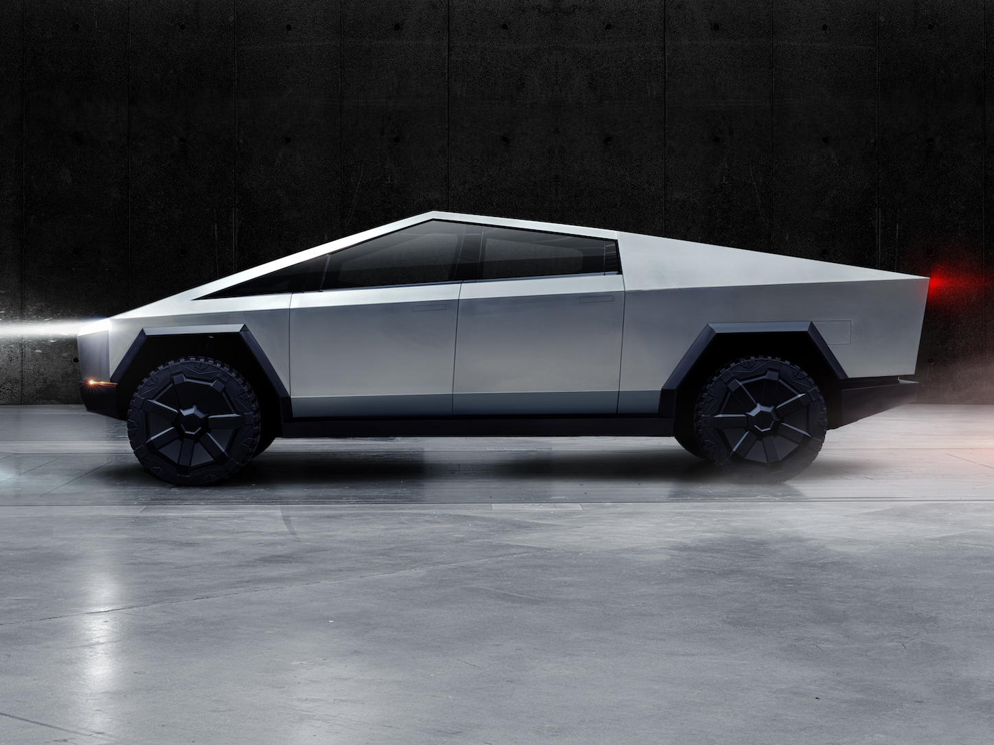 Elon Musk Unveils Tesla's Cybertruck, With A Polarizing Wedge Shape