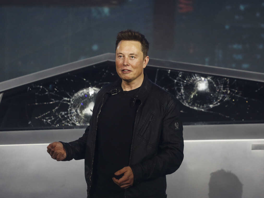 Cybertruck: Elon Musk Unveils Tesla's Truck With A Polarizing Wedge Shape :  NPR