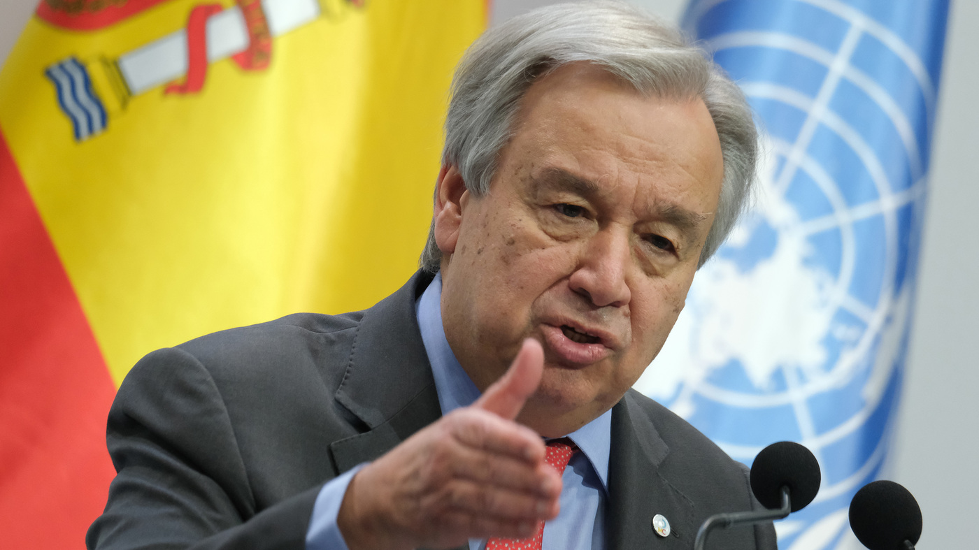 As Climate Talks Begin, U.N. Chief Warns Against 'Fiddling' While The Planet Burns