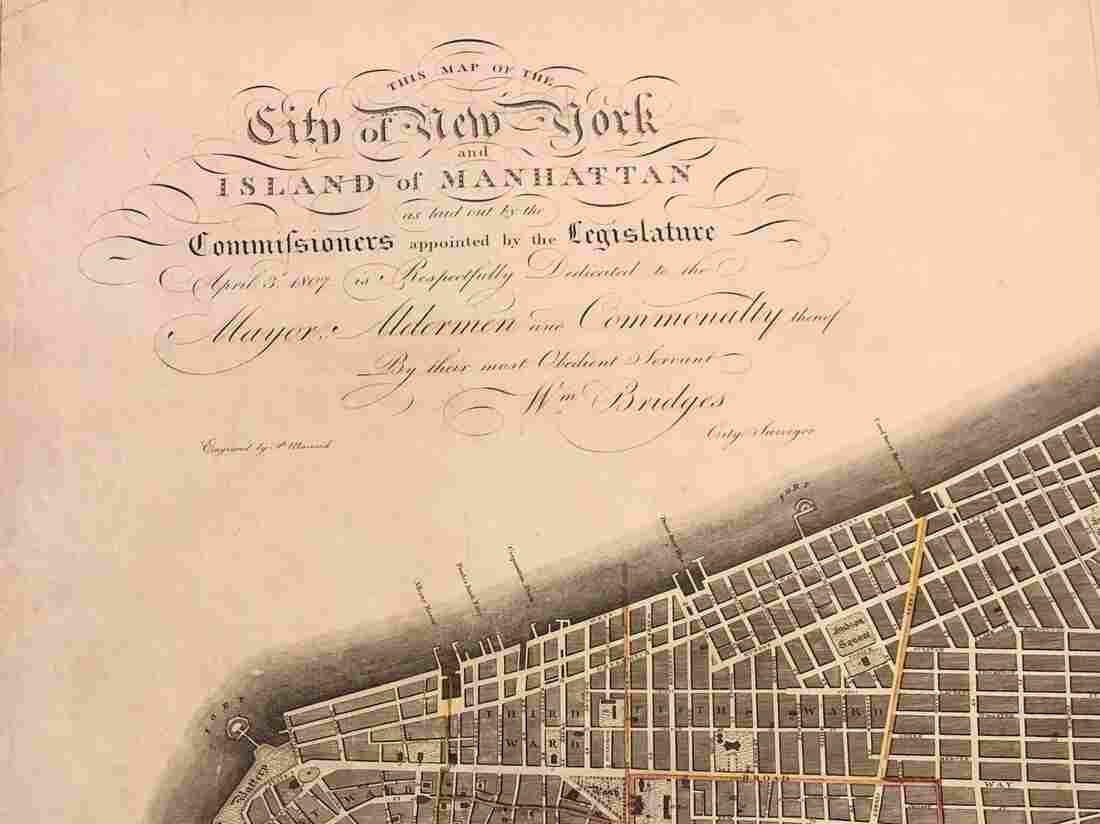 1811 map of Manhattan